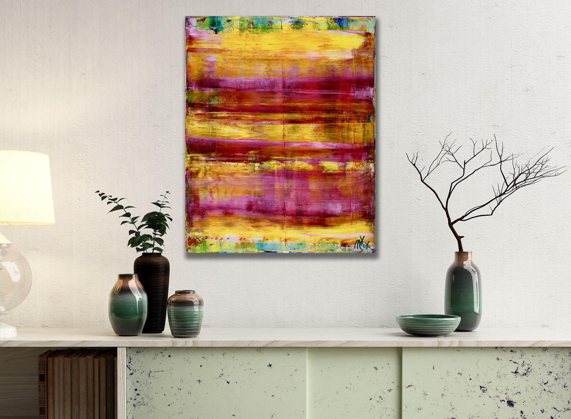 Fusión Energética 6, Pintura, Acrílico sobre lienzo - Painting Abstracto de Nestor Toro