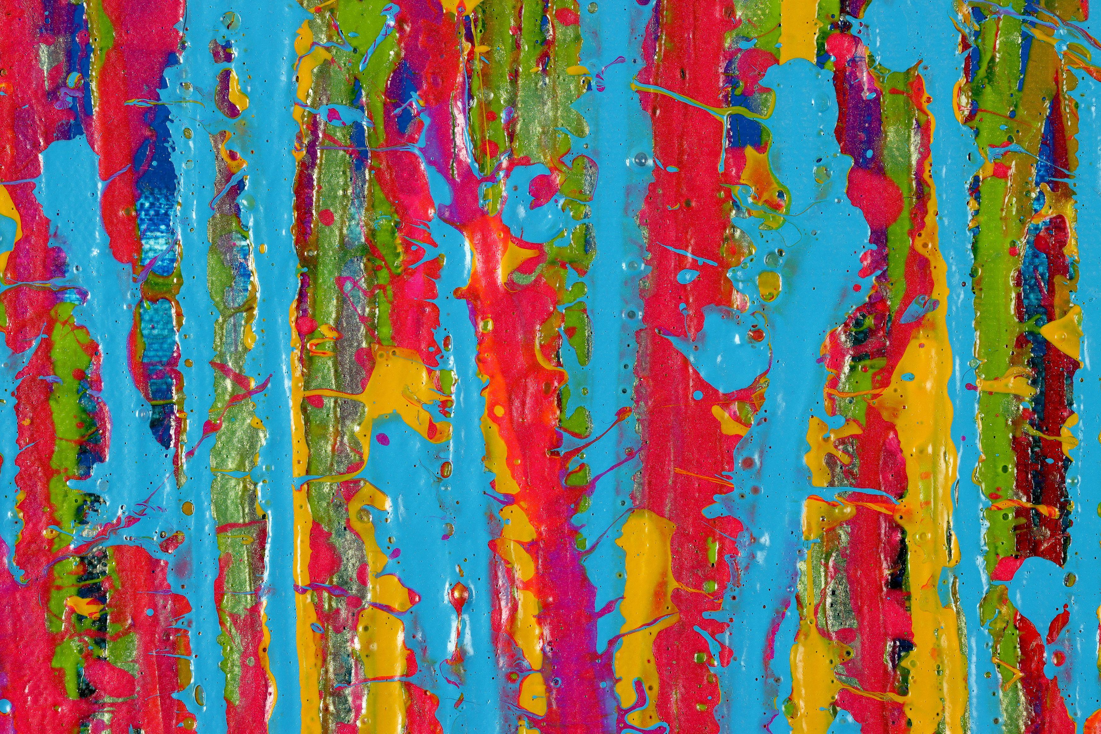 Rostros de la naturaleza 16, Pintura, Acrílico sobre lienzo - Painting de Nestor Toro