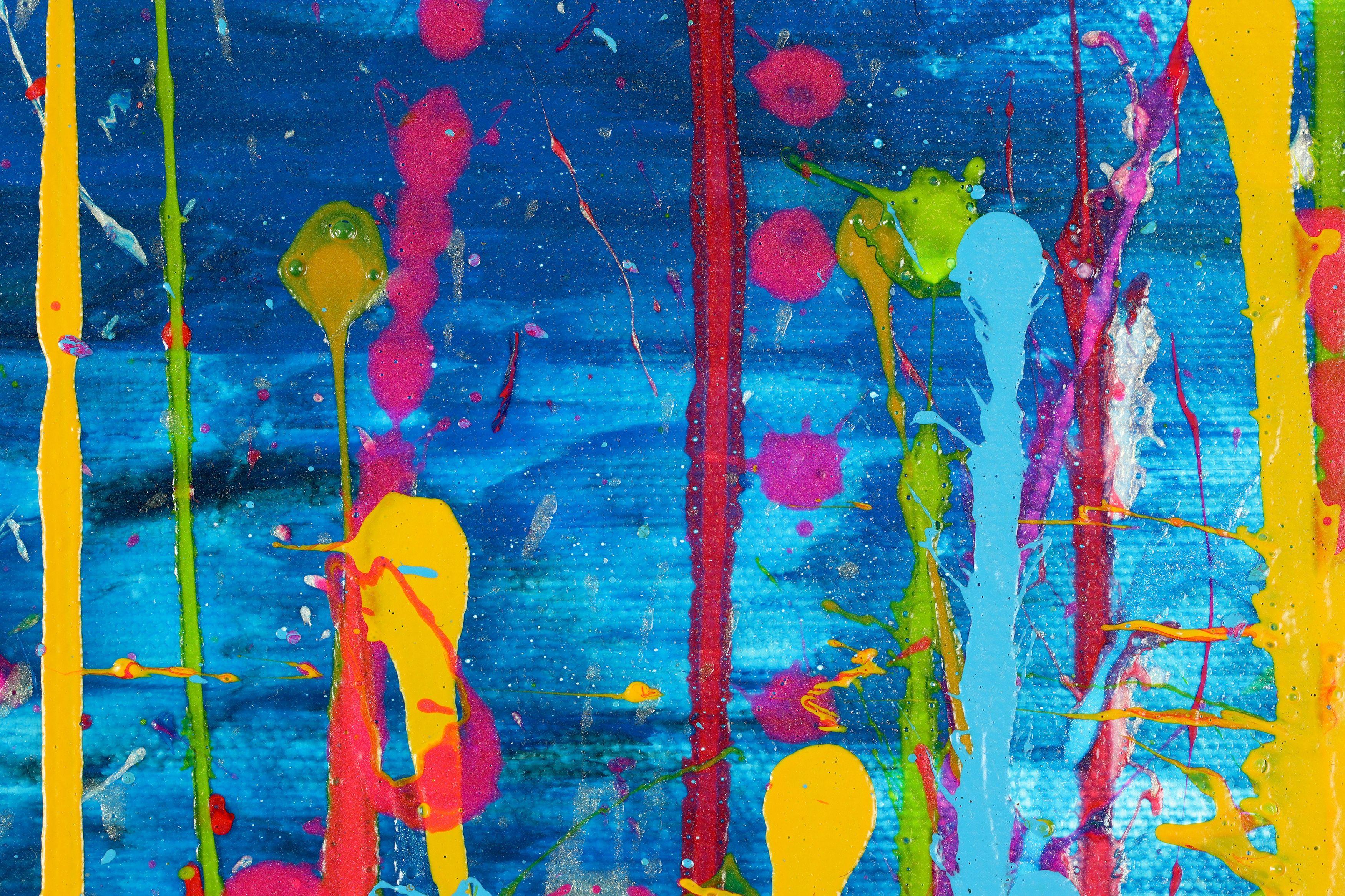 Rostros de la naturaleza 17, Pintura, Acrílico sobre lienzo - Abstract Painting Marrón de Nestor Toro