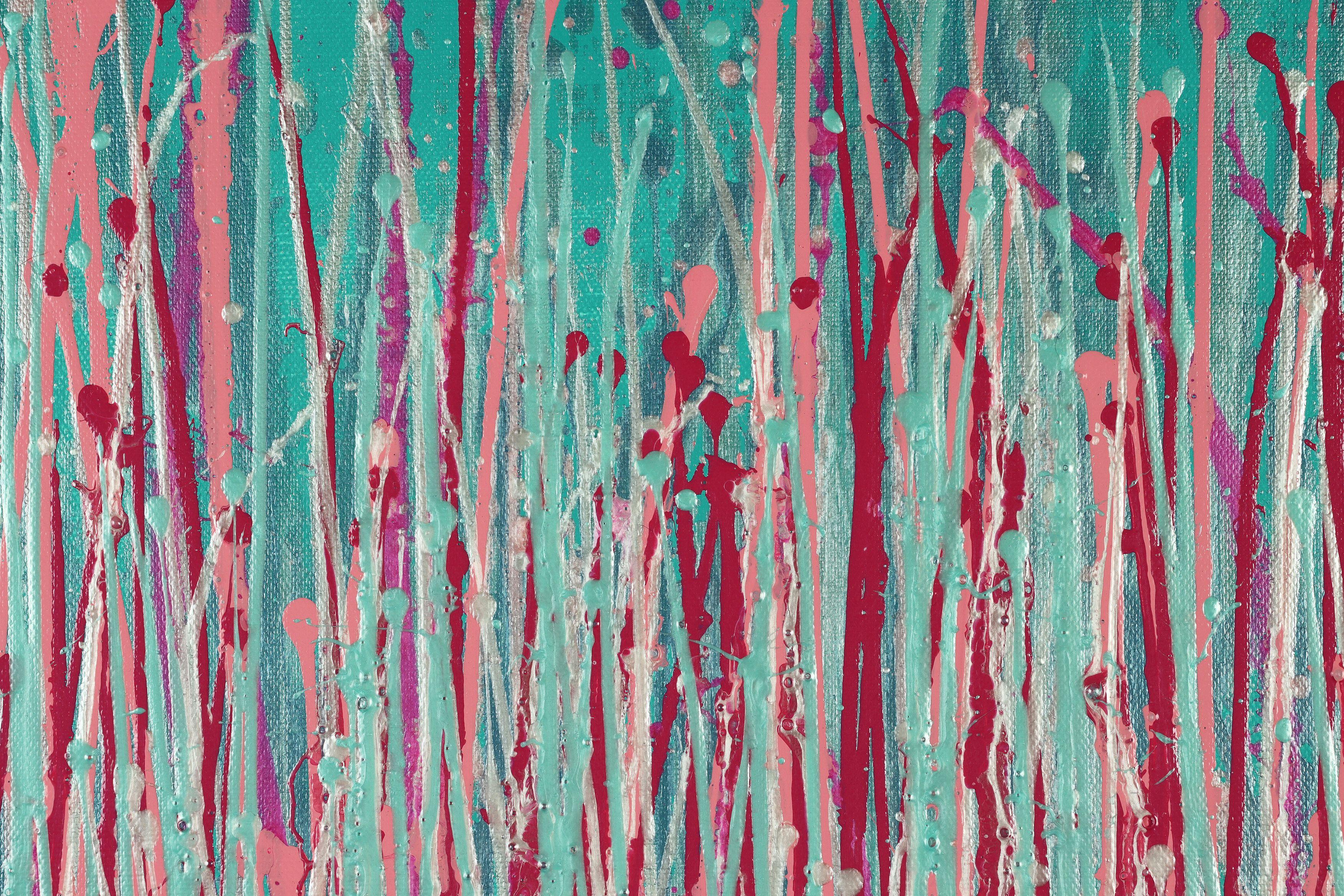 Rostros de la naturaleza 21, Pintura, Acrílico sobre lienzo - Painting Abstracto de Nestor Toro
