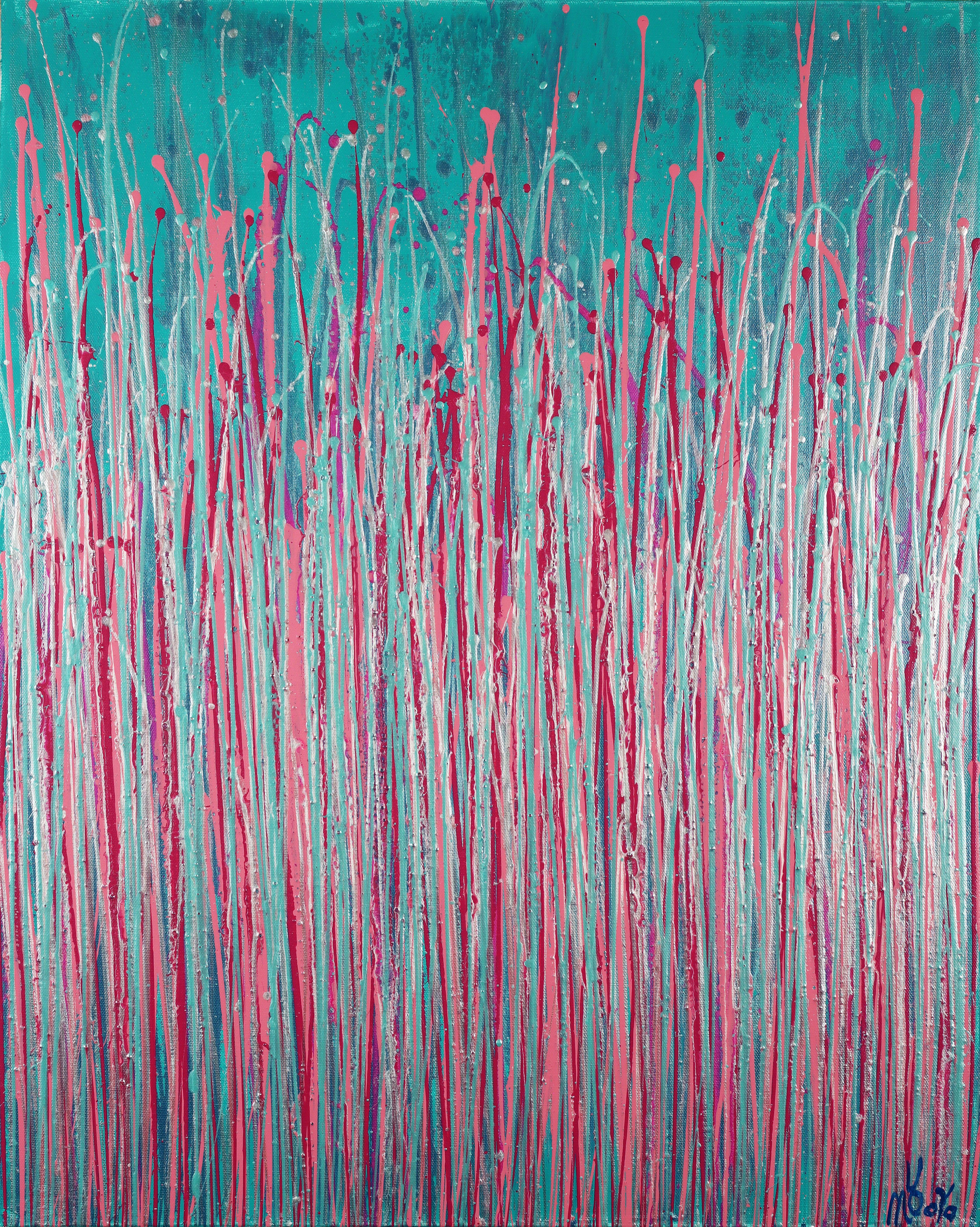 Abstract Painting de Nestor Toro - Rostros de la naturaleza 21, Pintura, Acrílico sobre lienzo