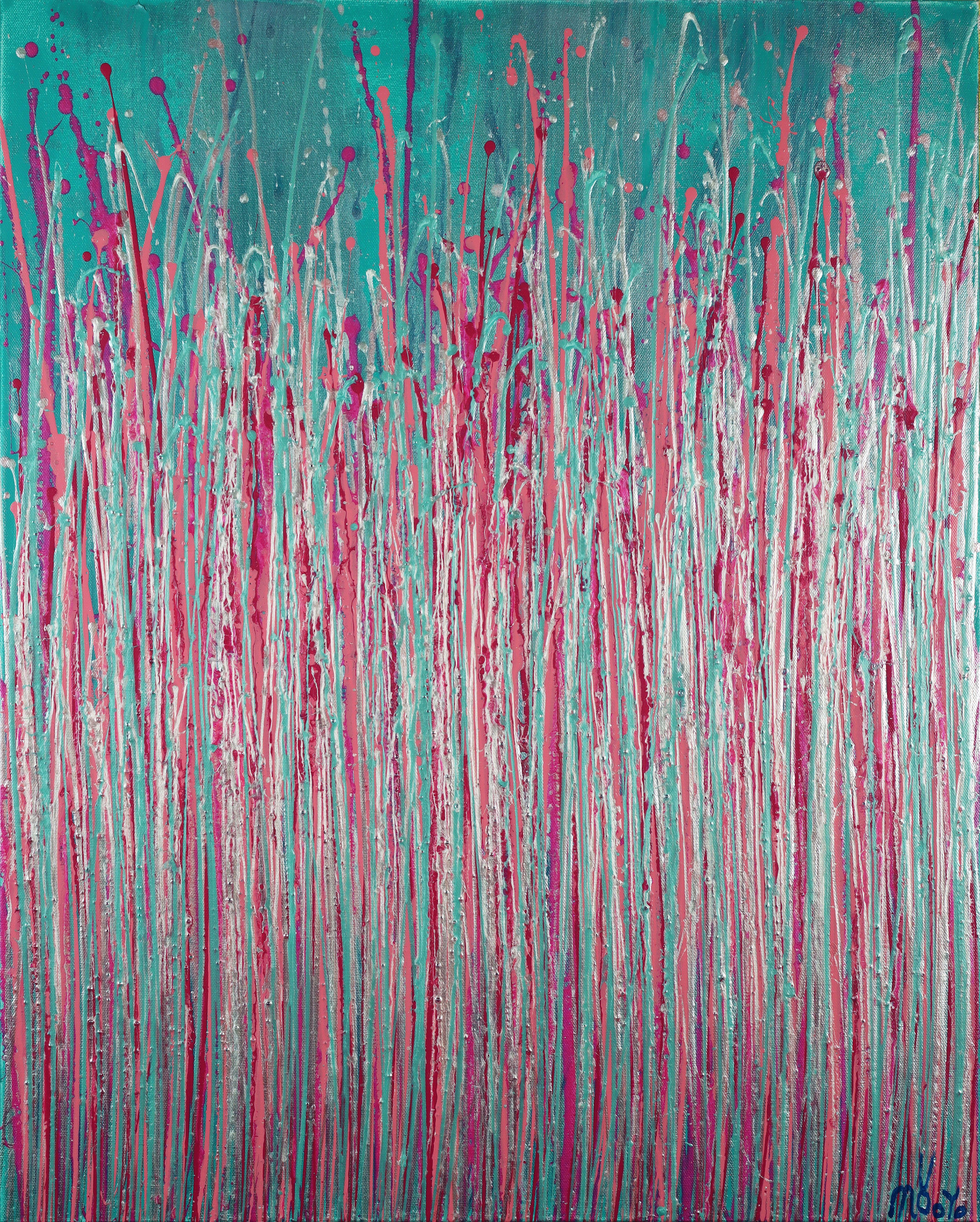 Abstract Painting di Nestor Toro - Volti della natura 22, Pittura, Acrilico su tela