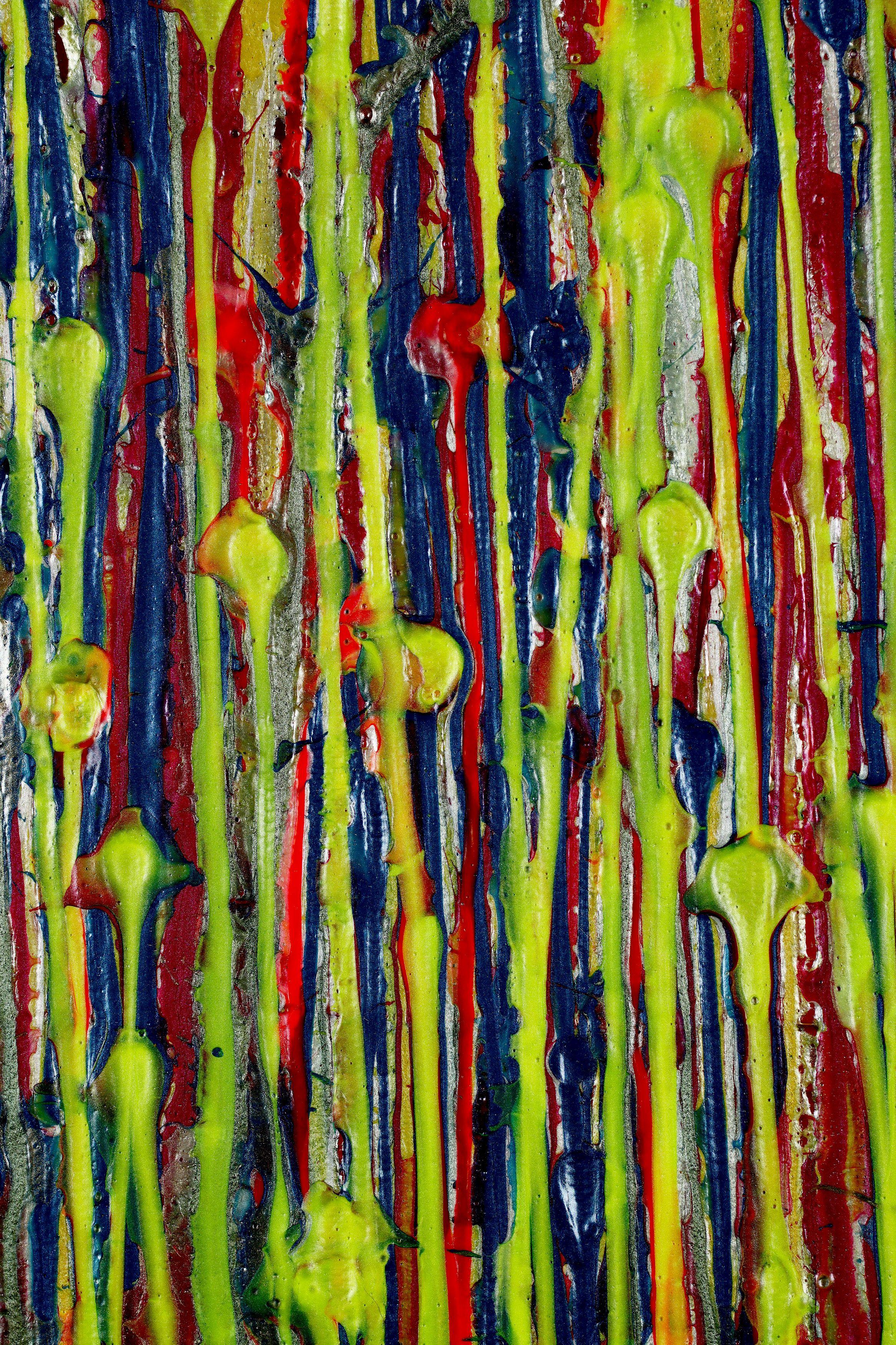 Rostros de la naturaleza 23, Pintura, Acrílico sobre lienzo - Painting Abstracto de Nestor Toro