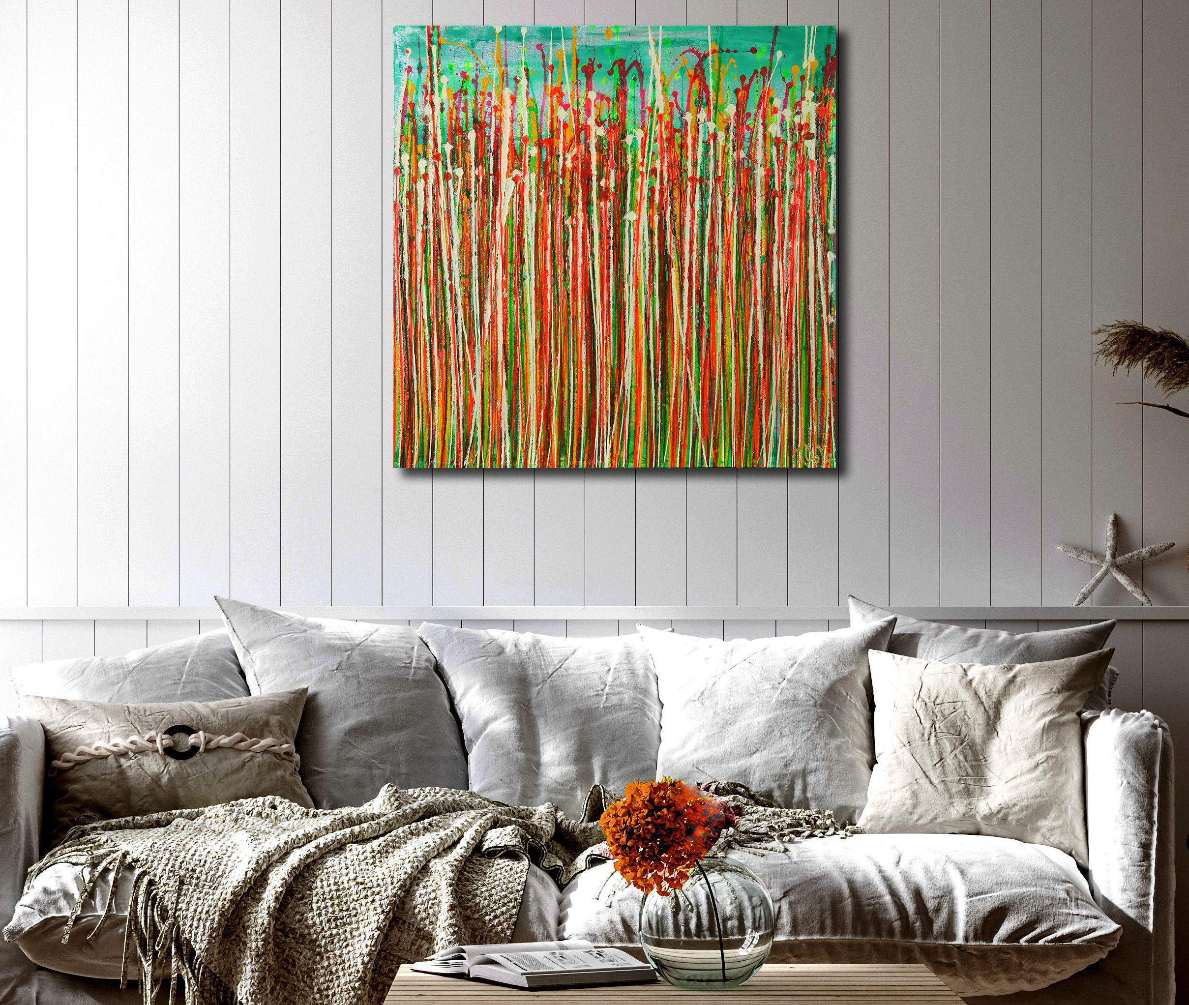 Rostros de la naturaleza 24, Pintura, Acrílico sobre lienzo - Painting de Nestor Toro