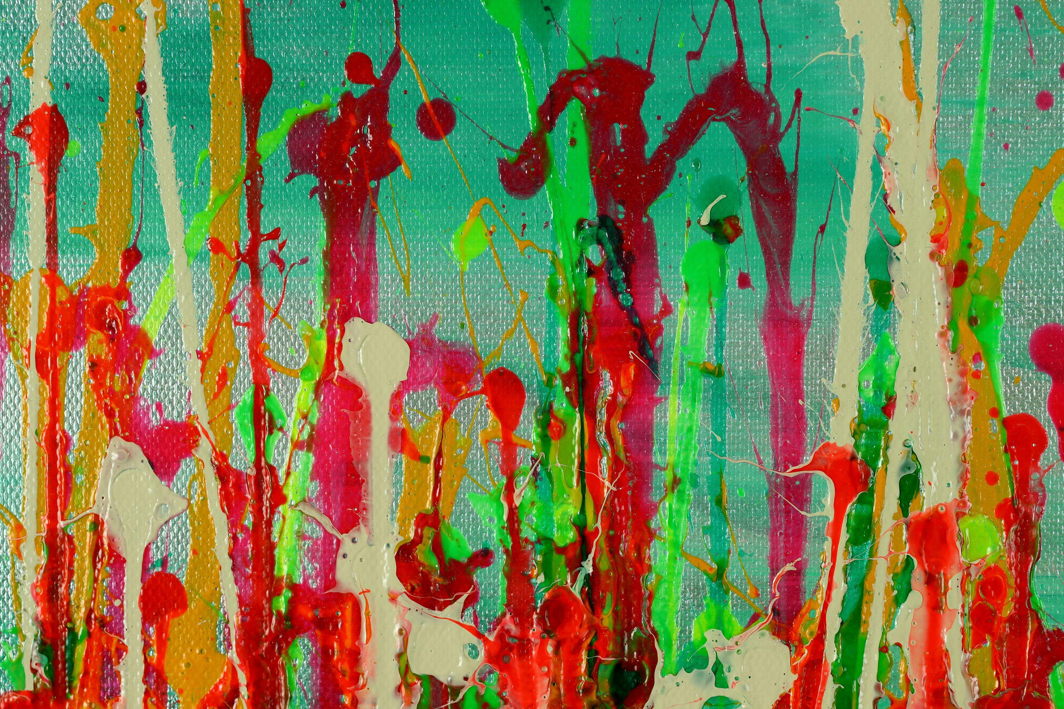Rostros de la naturaleza 24, Pintura, Acrílico sobre lienzo - Painting Abstracto de Nestor Toro