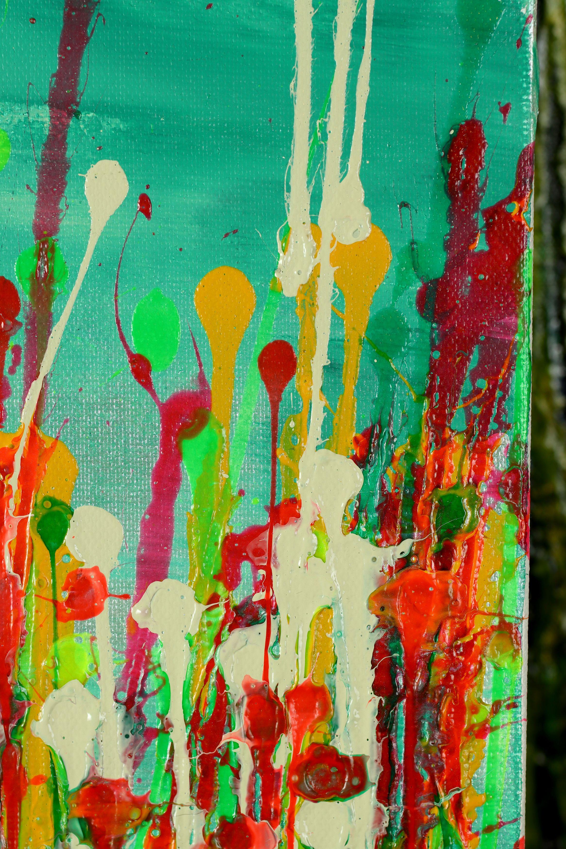 Rostros de la naturaleza 24, Pintura, Acrílico sobre lienzo - Abstract Painting Marrón de Nestor Toro