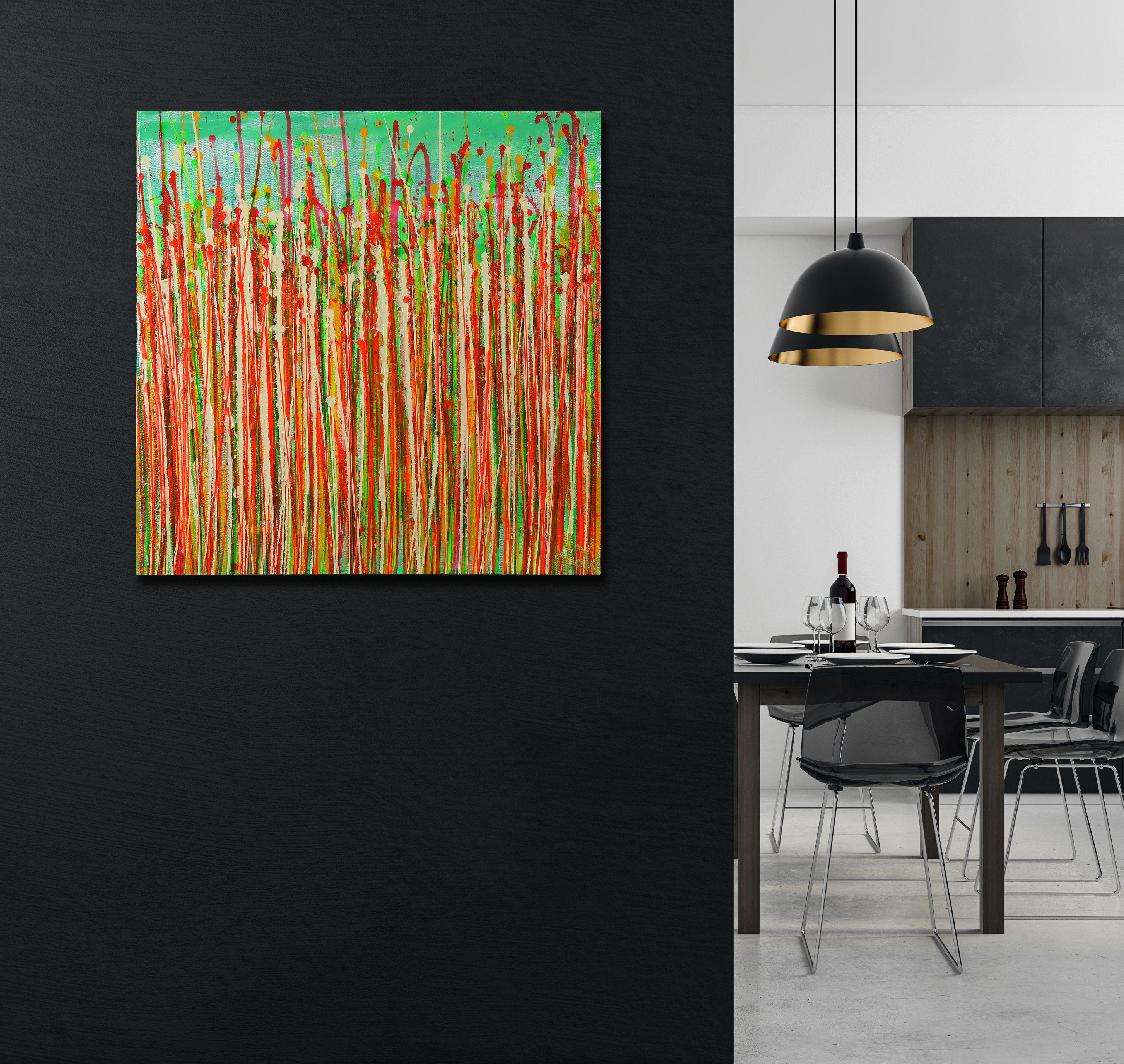 Rostros de la naturaleza 25, Pintura, Acrílico sobre lienzo - Painting de Nestor Toro