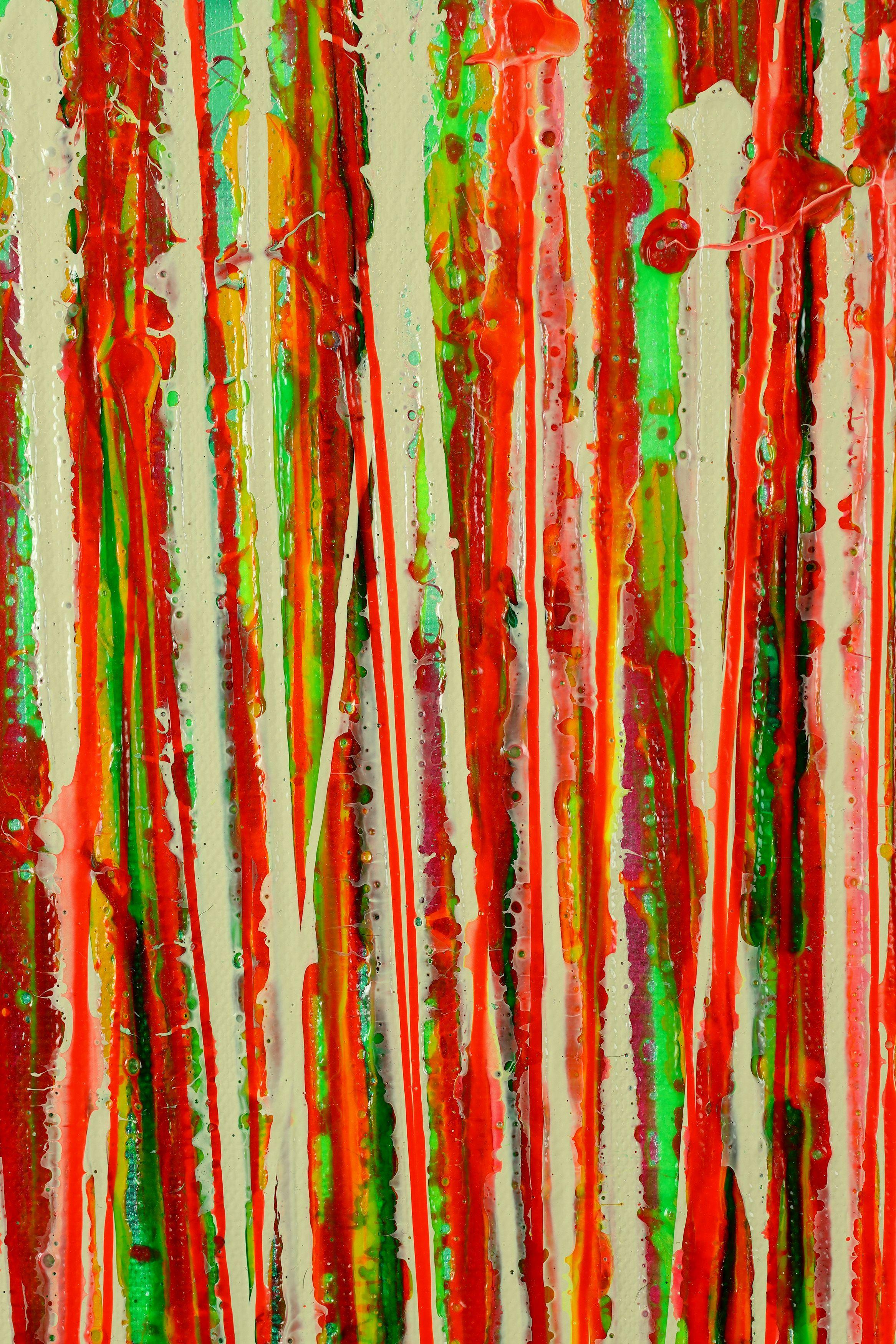 Rostros de la naturaleza 25, Pintura, Acrílico sobre lienzo - Abstract Painting Marrón de Nestor Toro
