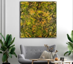 Fast nature (Among bees), Painting, Acrylic on Canvas