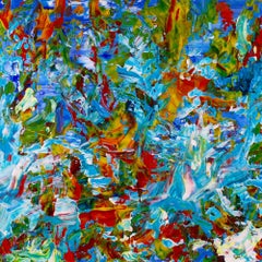 Fearless Oceans 2, Painting, Acrylic on Canvas