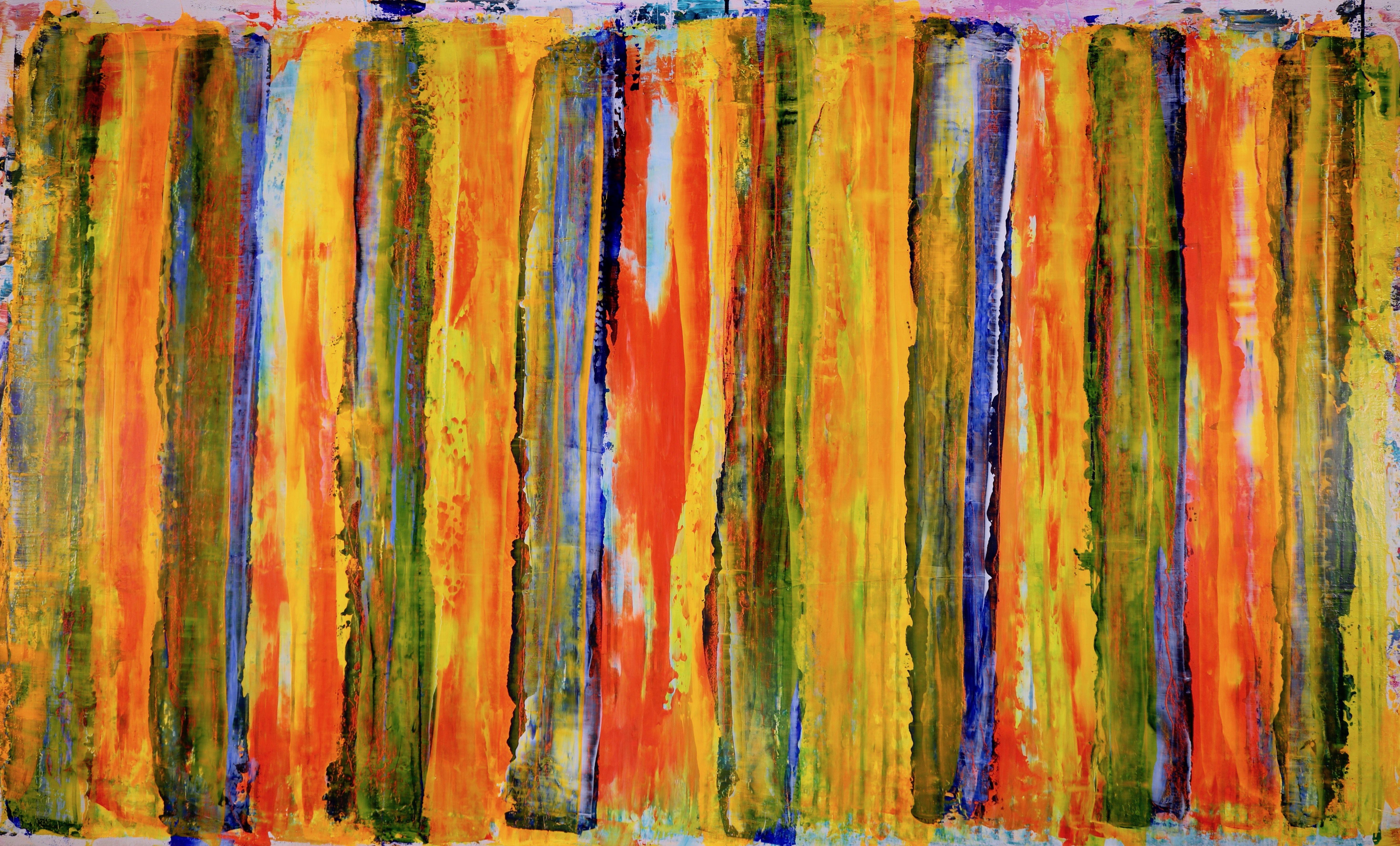 Abstract Painting di Nestor Toro - Senza paura, Pittura, Acrilico su tela