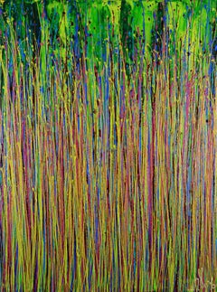 Flickering Garden 3, Painting, Acrylic on Canvas