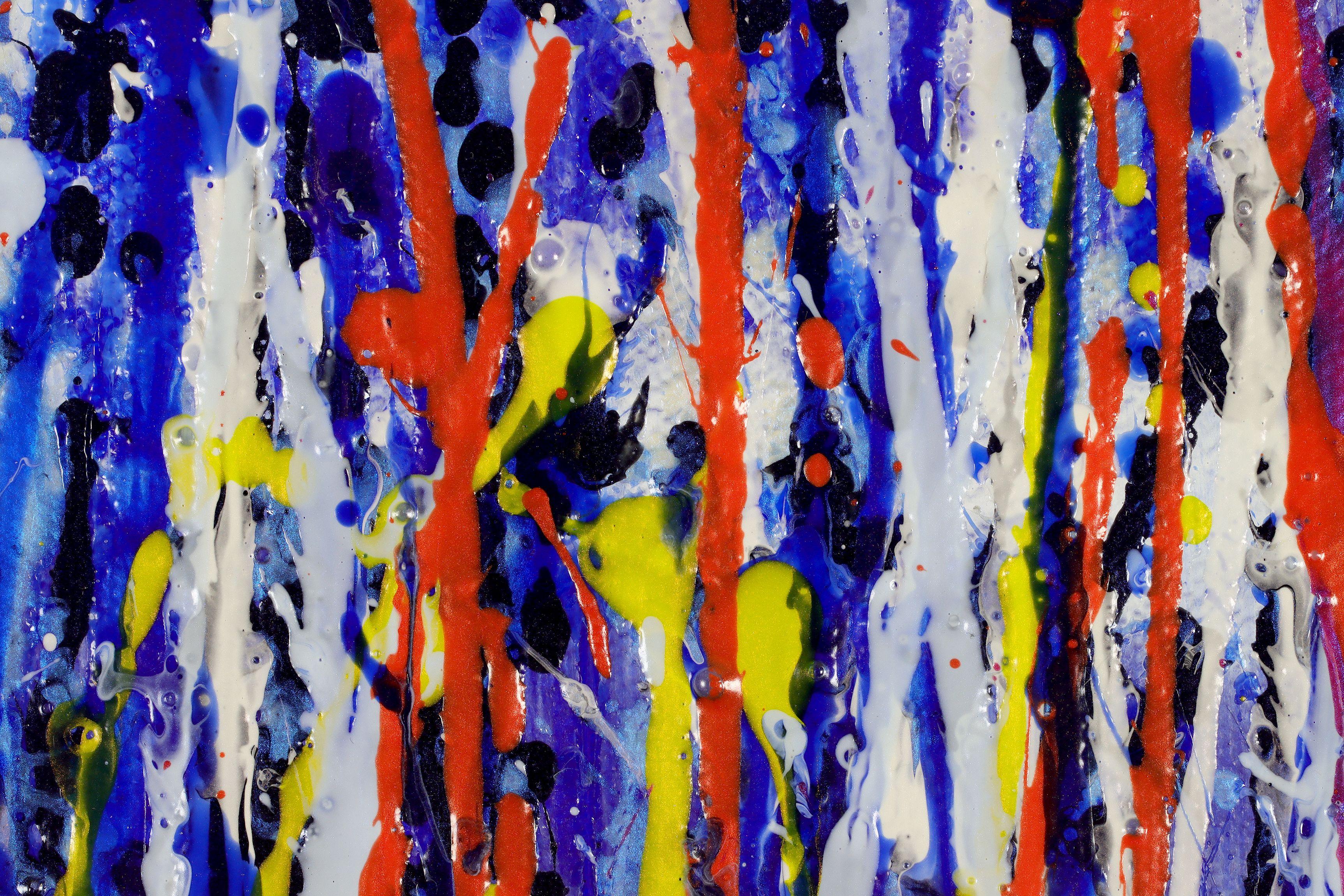 Jardín parpadeante 4, Pintura, Acrílico sobre lienzo en venta 1