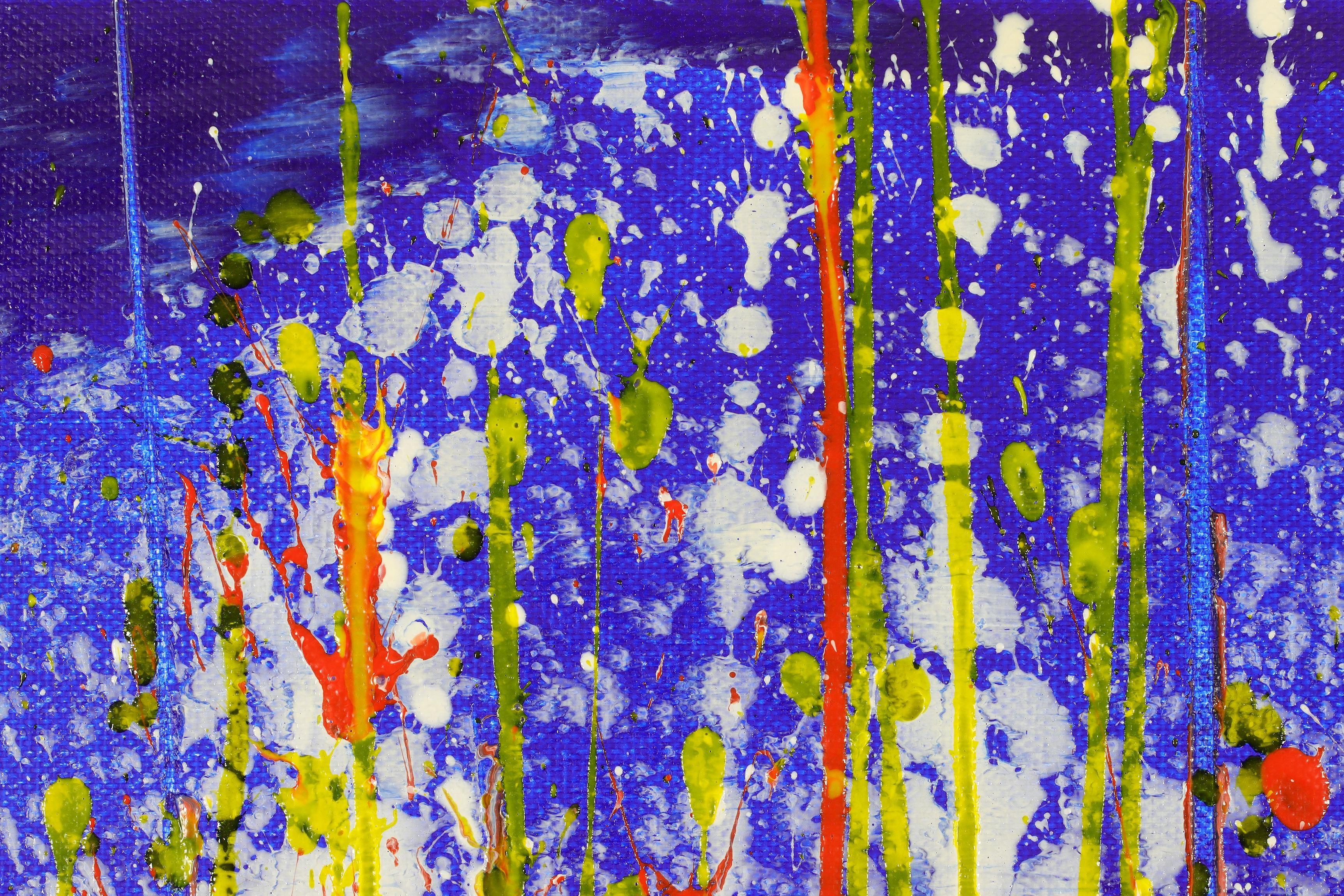 Jardín parpadeante, Pintura, Acrílico sobre lienzo - Painting de Nestor Toro