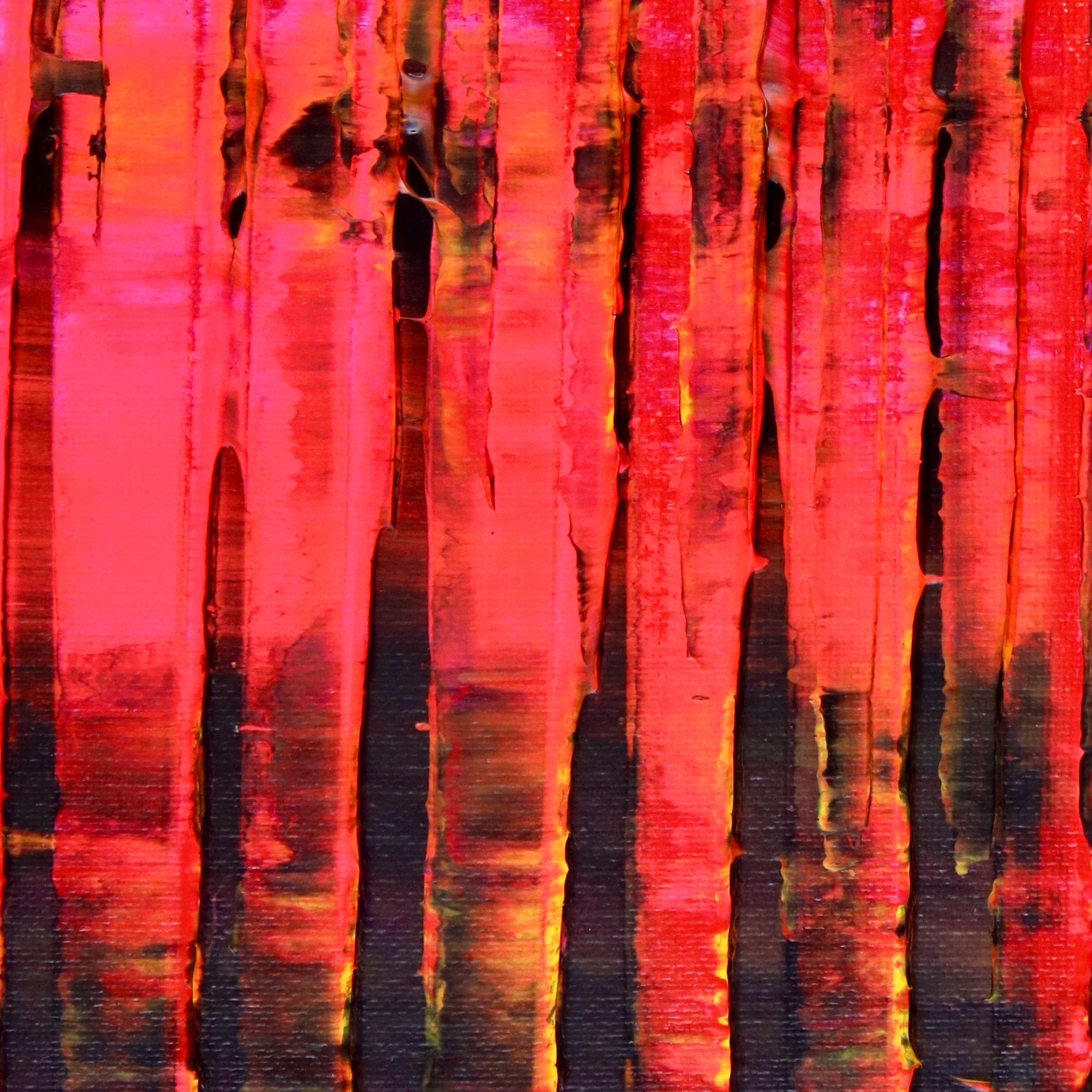 Florescent pink (Visible light), Painting, Acrylic on Canvas For Sale 1