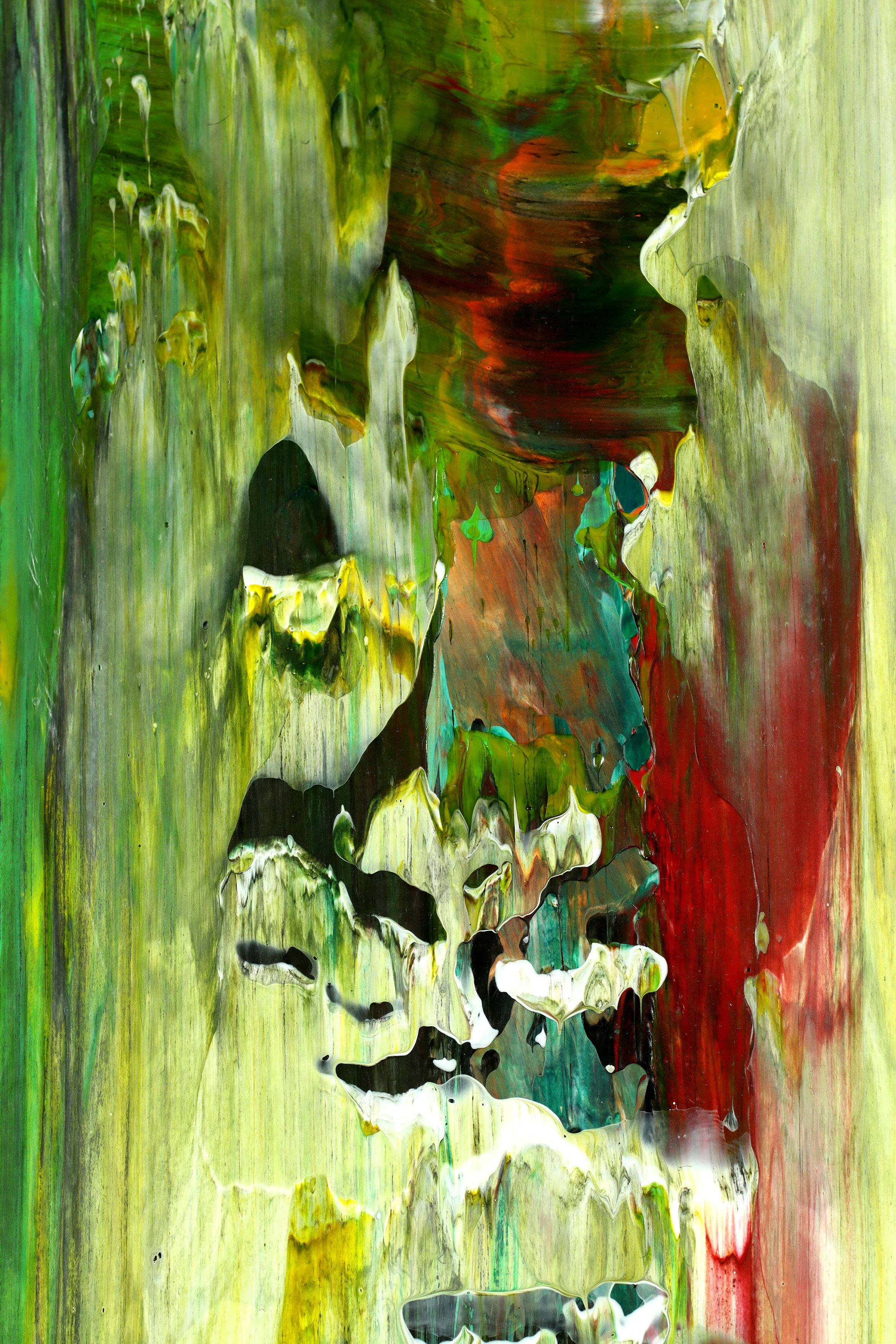 Foresta e sentieri luminosi 2, Pittura, Acrilico su tela - Painting Astratto di Nestor Toro