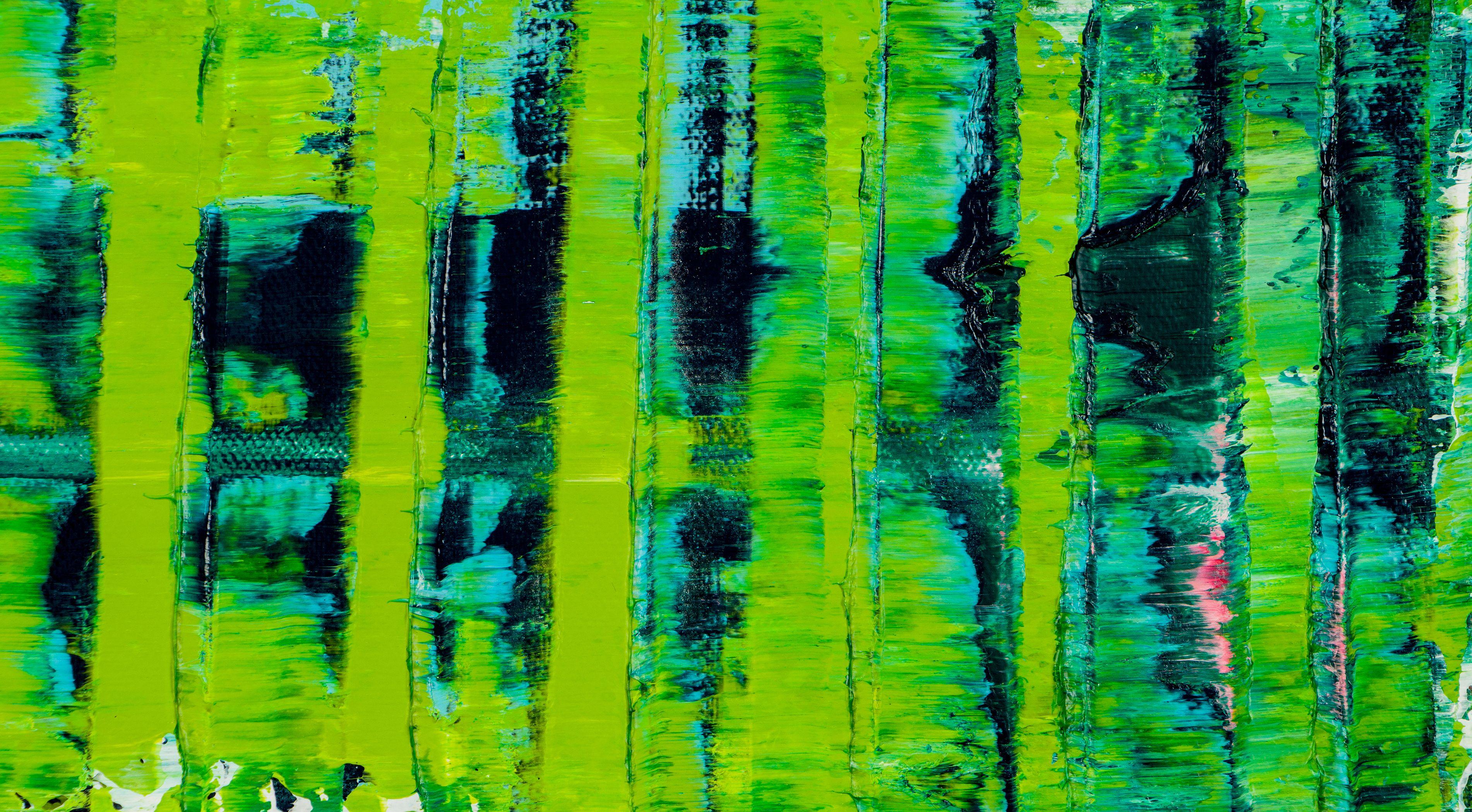Forest Mirrors and Light 2, Gemälde, Acryl auf Leinwand (Abstrakter Expressionismus), Painting, von Nestor Toro