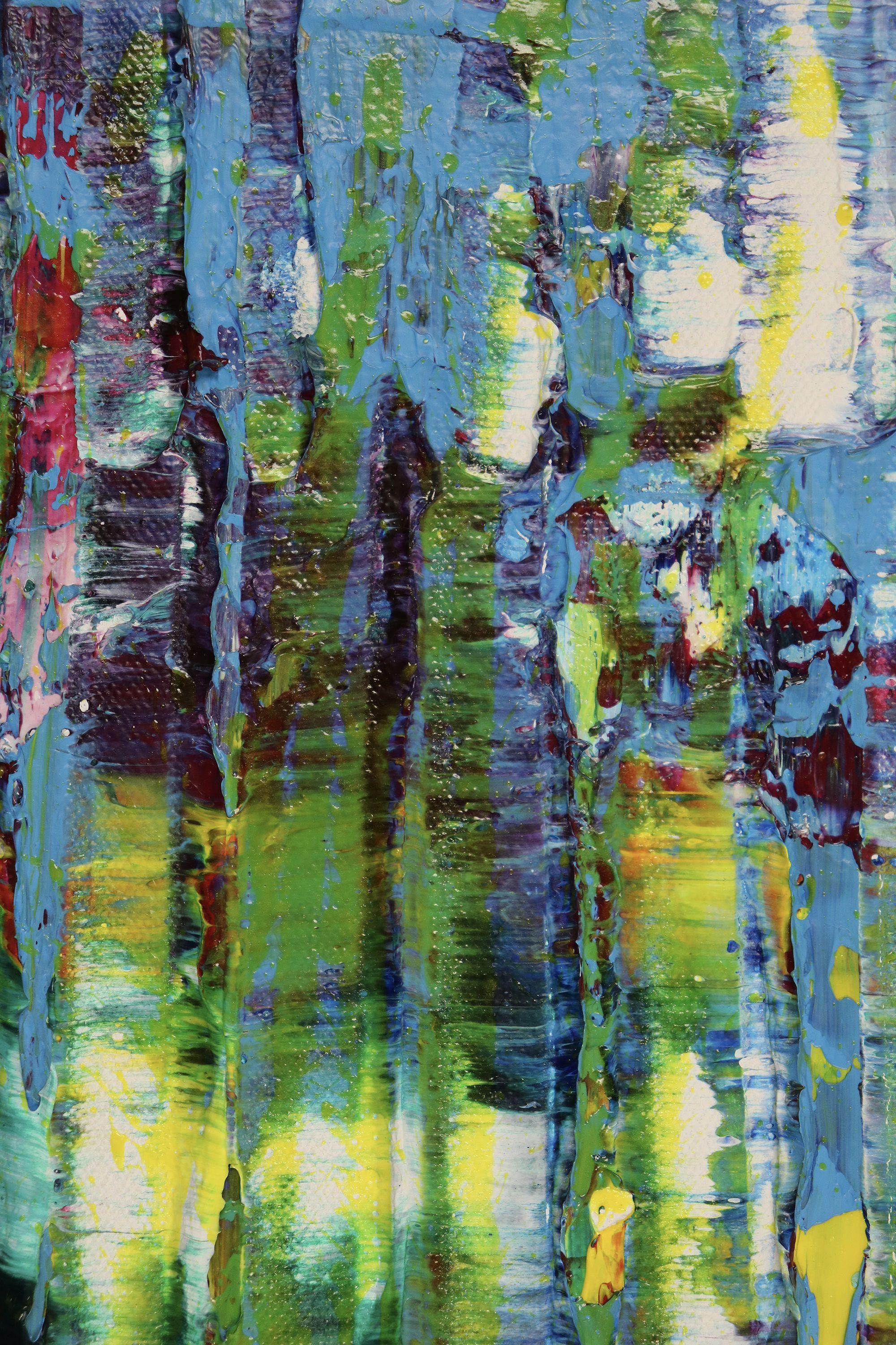 Ricordo della foresta, Pittura, Acrilico su tela - Painting di Nestor Toro