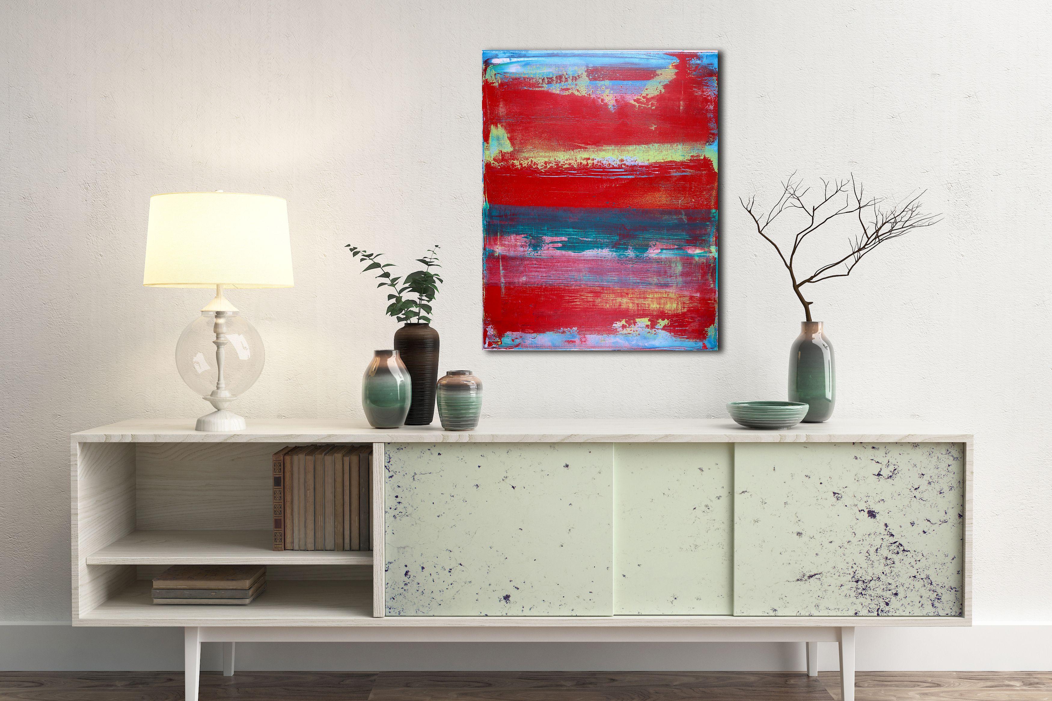 Panorama frammentato - Finestra, Pittura, Acrilico su tela - Painting Contemporaneo di Nestor Toro