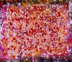 Frequencies Ascending, Painting, Acrylic on Canvas