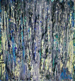 Frequencies in dark, Painting, Acrylic on Canvas