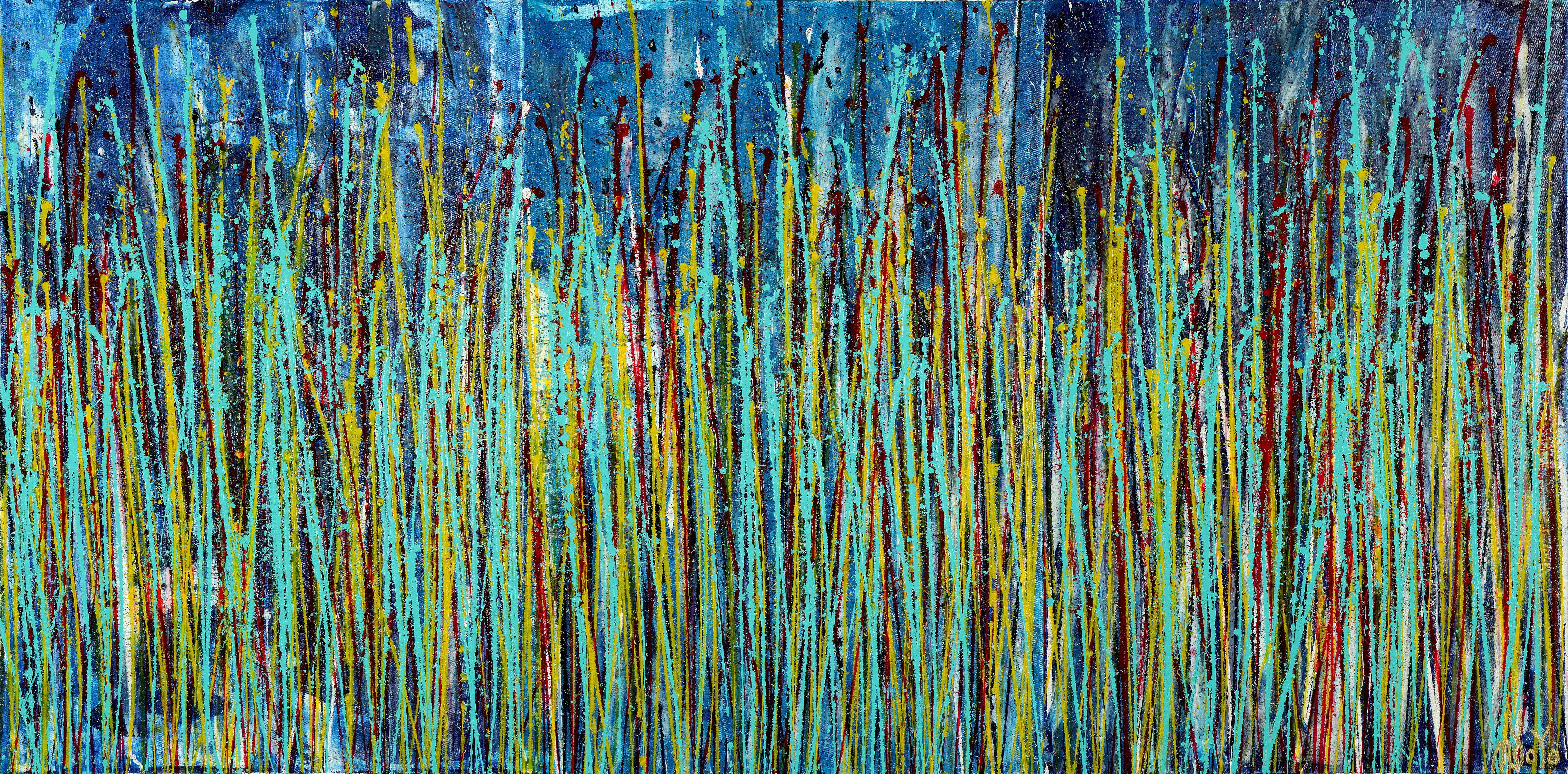 Abstract Painting di Nestor Toro - Immaginazione fuggitiva 6, Pittura, Acrilico su tela