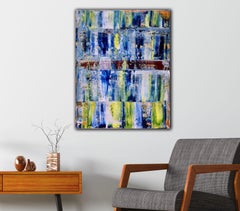 Partículas de fusión 2, Pintura, Acrílico sobre lienzo