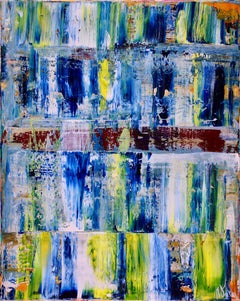 Fusion Particles 2, Painting, Acrylic on Canvas