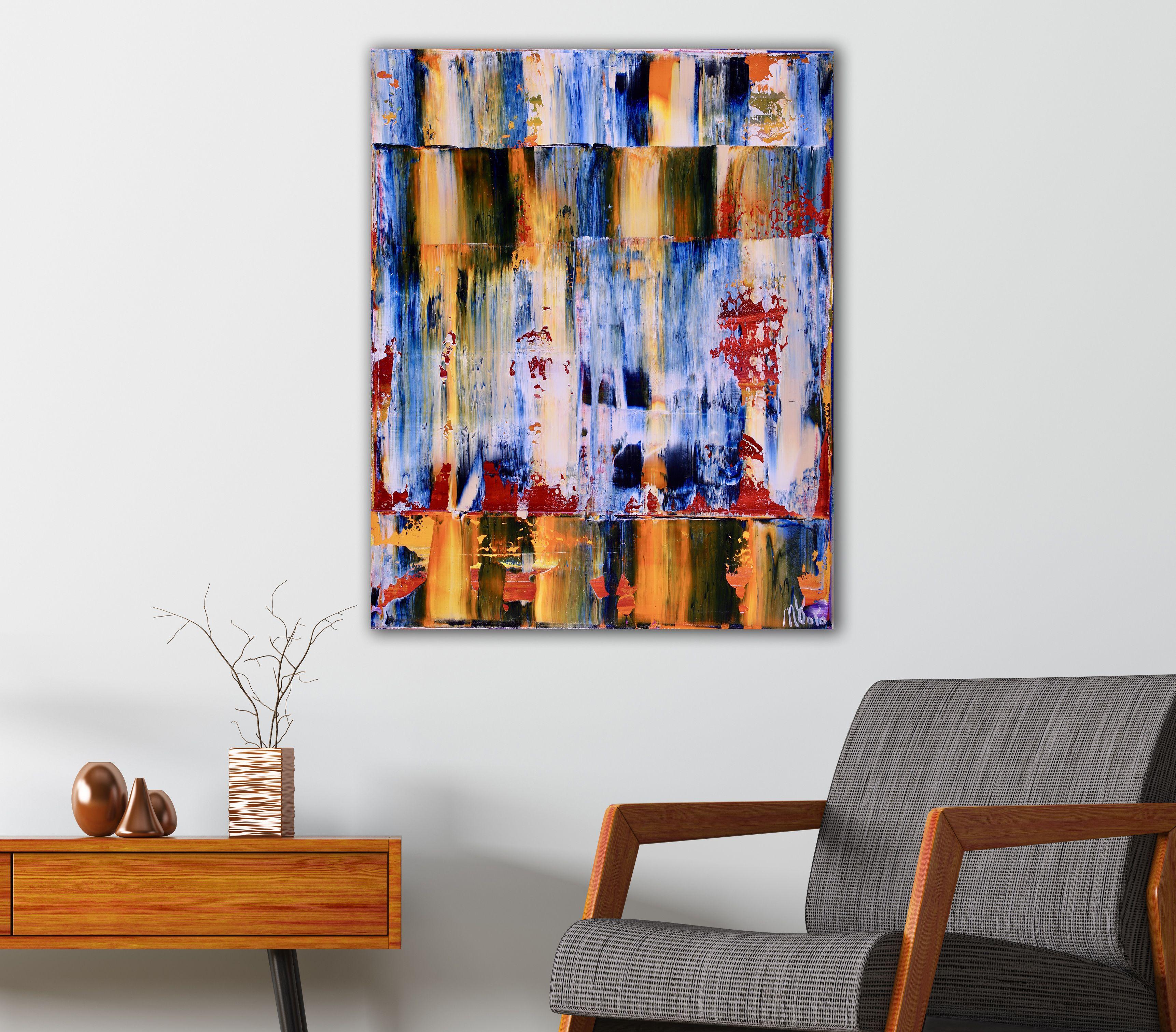 Particelle di fusione, Pittura, Acrilico su tela - Painting Astratto di Nestor Toro