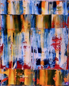 Fusion Particles, Painting, Acrylic on Canvas