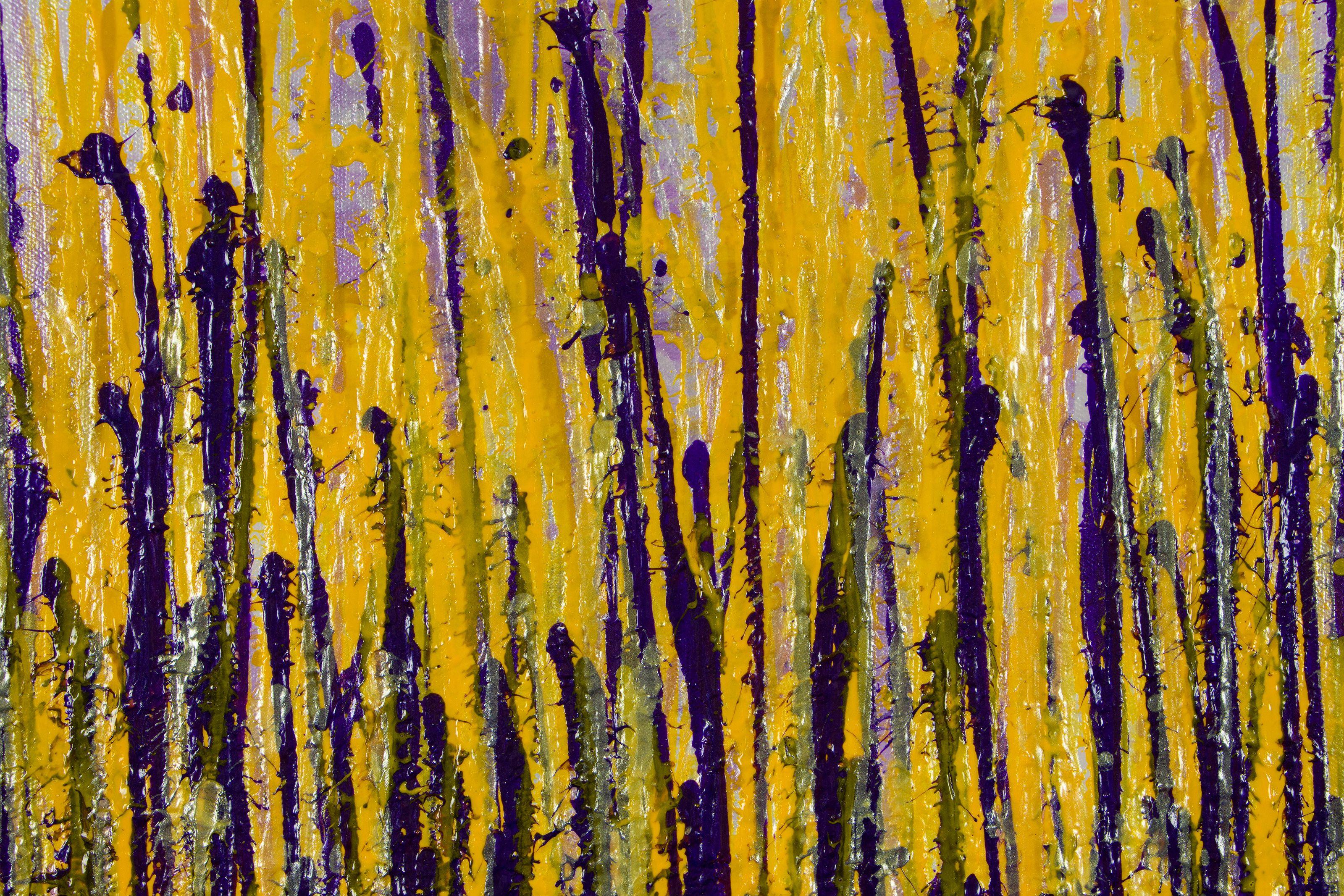 Jardín en movimiento 3 (Otoño), Pintura, Acrílico sobre lienzo en venta 2