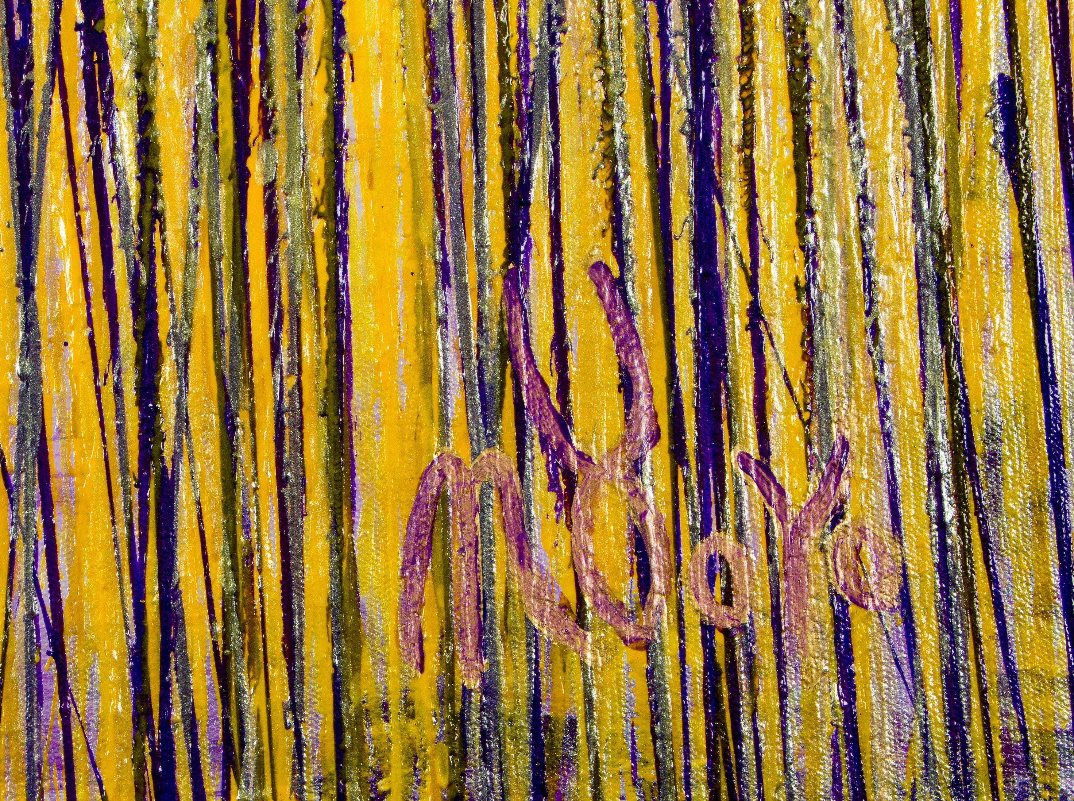 Jardín en movimiento 3 (Otoño), Pintura, Acrílico sobre lienzo en venta 3