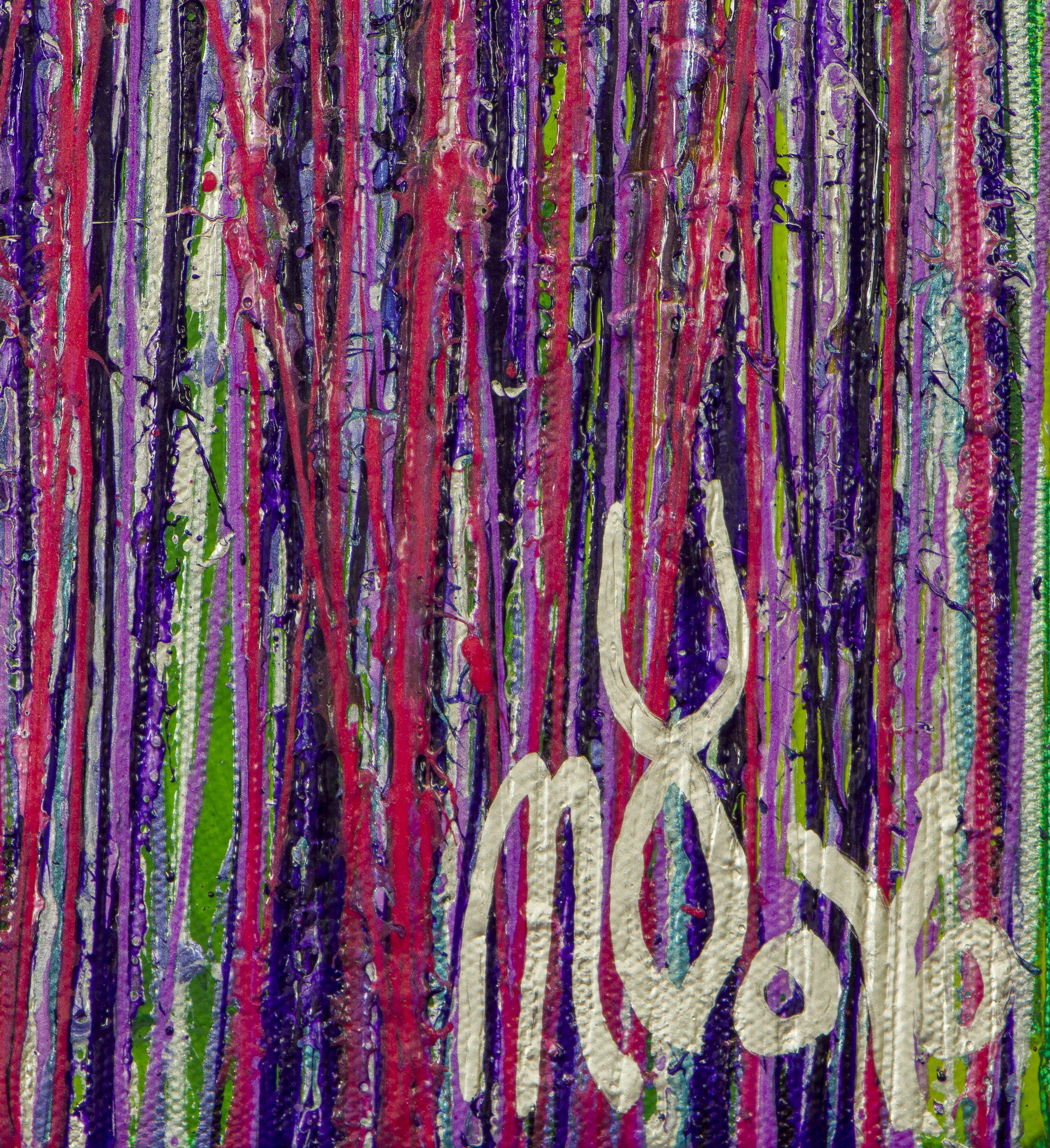 Jardín en movimiento 3, Pintura, Acrílico sobre lienzo en venta 1