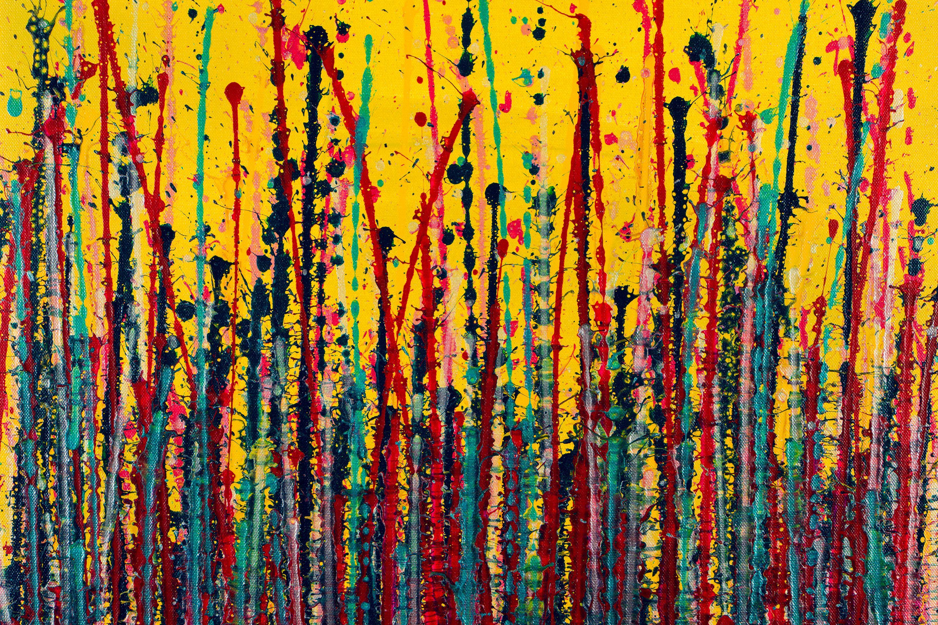 Garden in motion 5, Painting, Acrylic on Canvas For Sale 2