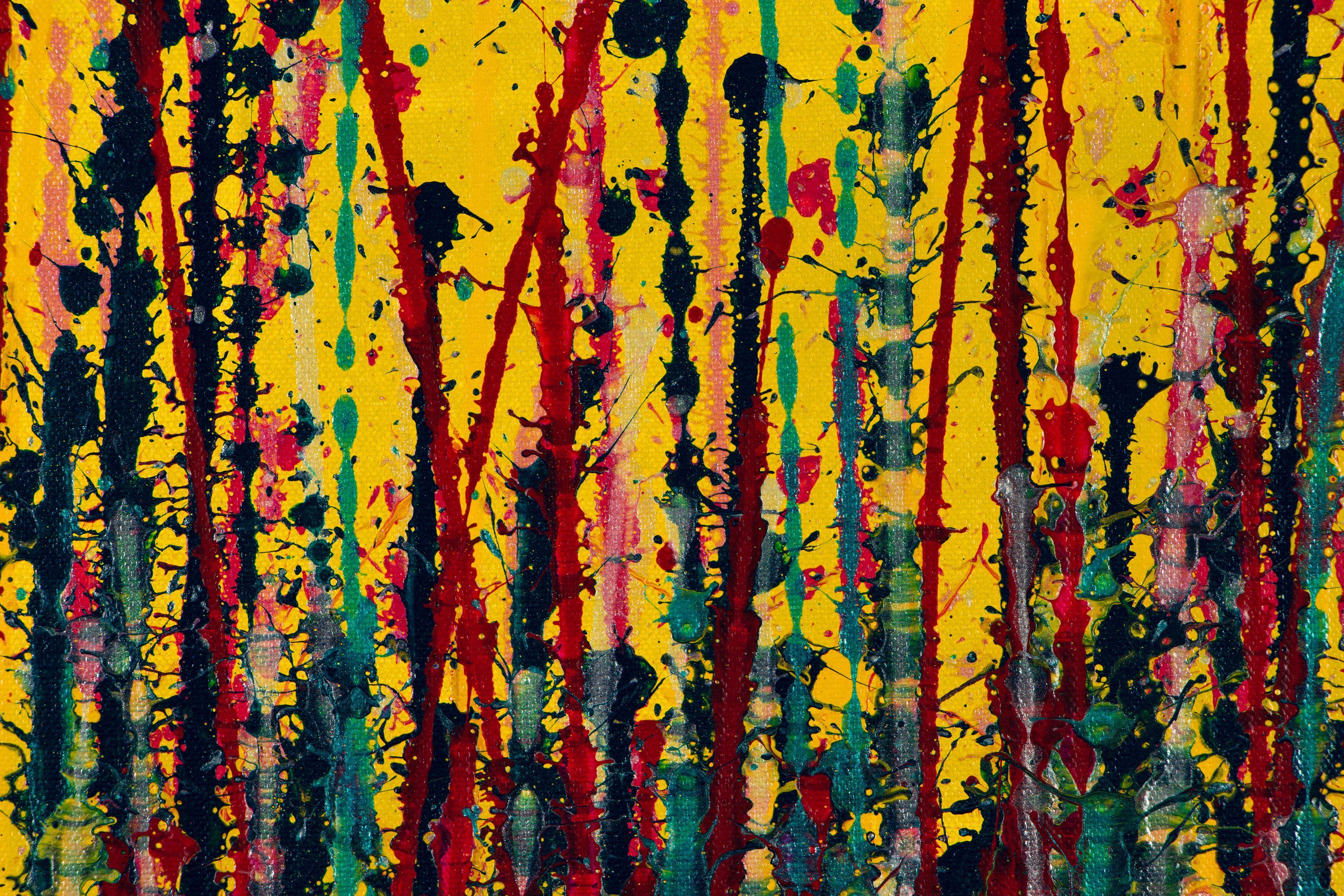 Garden in motion 5, Painting, Acrylic on Canvas For Sale 3