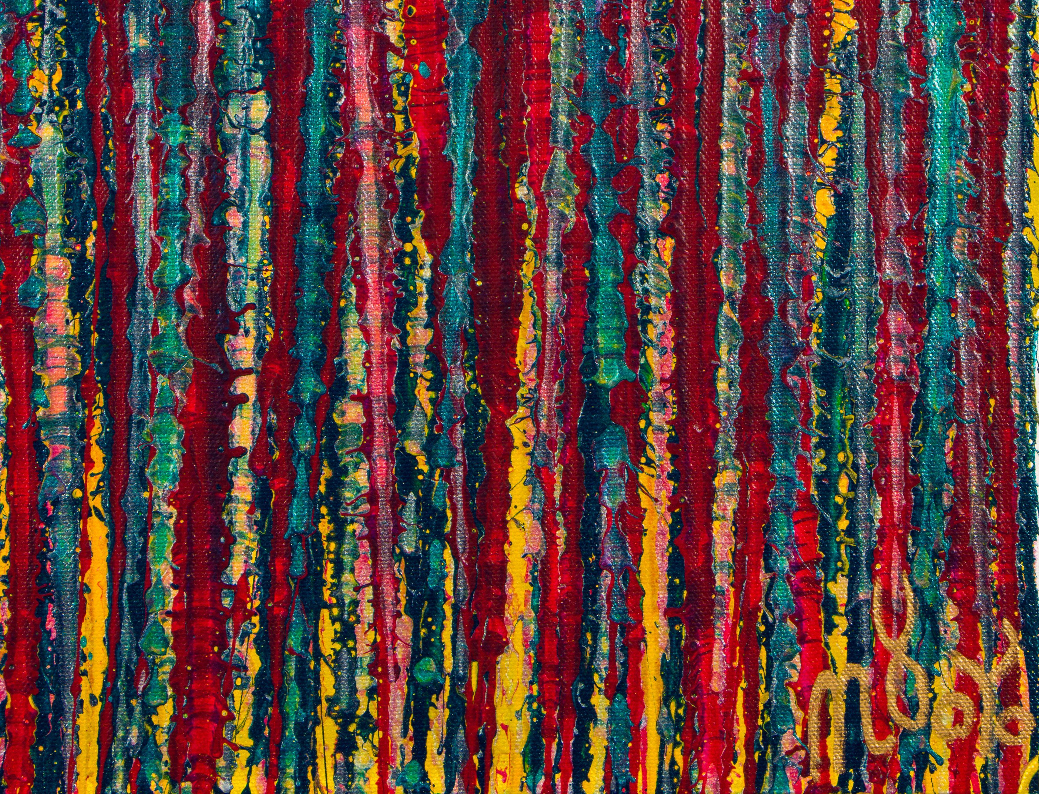 Garden in motion 5, Painting, Acrylic on Canvas For Sale 4