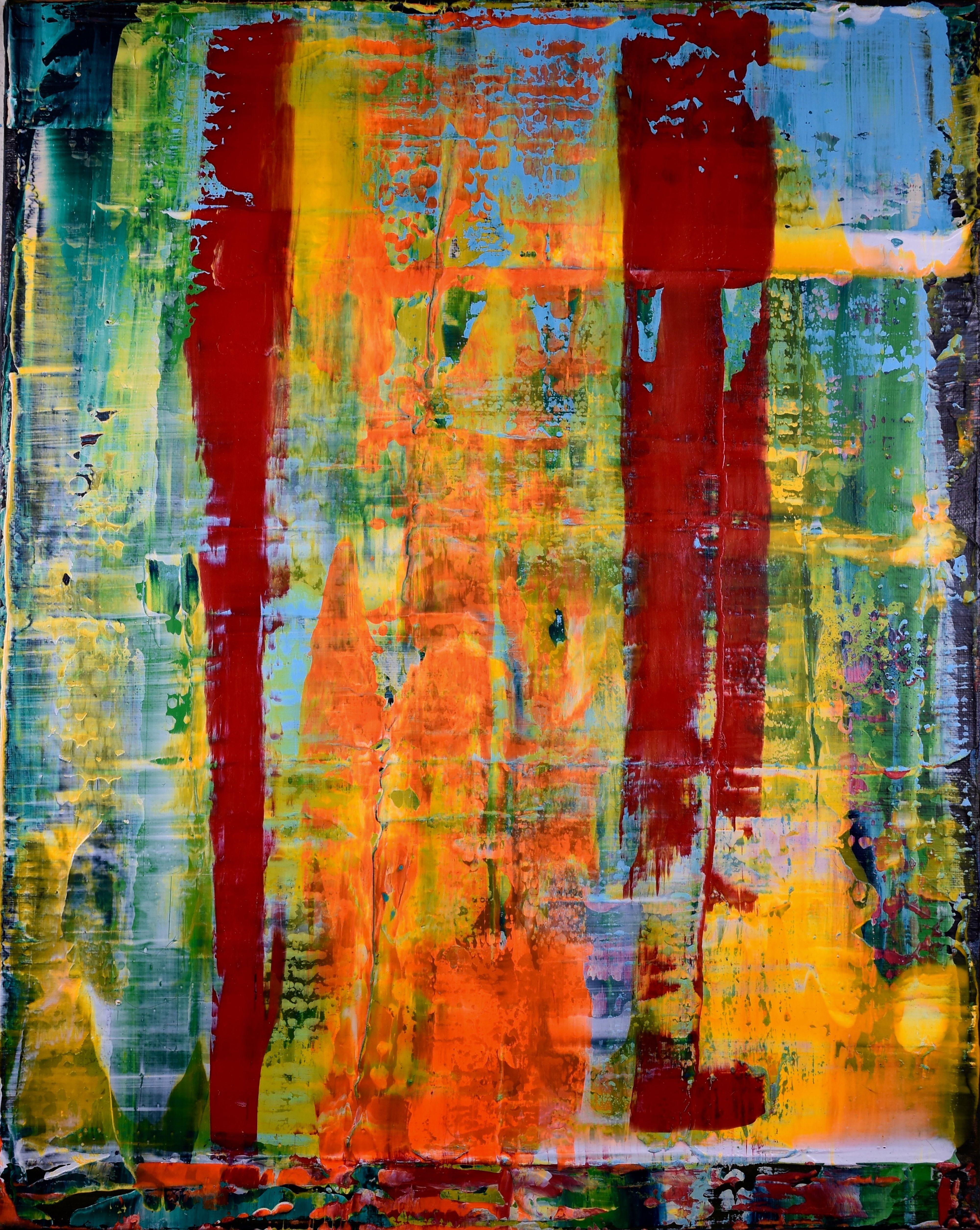 Abstract Painting di Nestor Toro - Buoni sogni, Pittura, Acrilico su tela