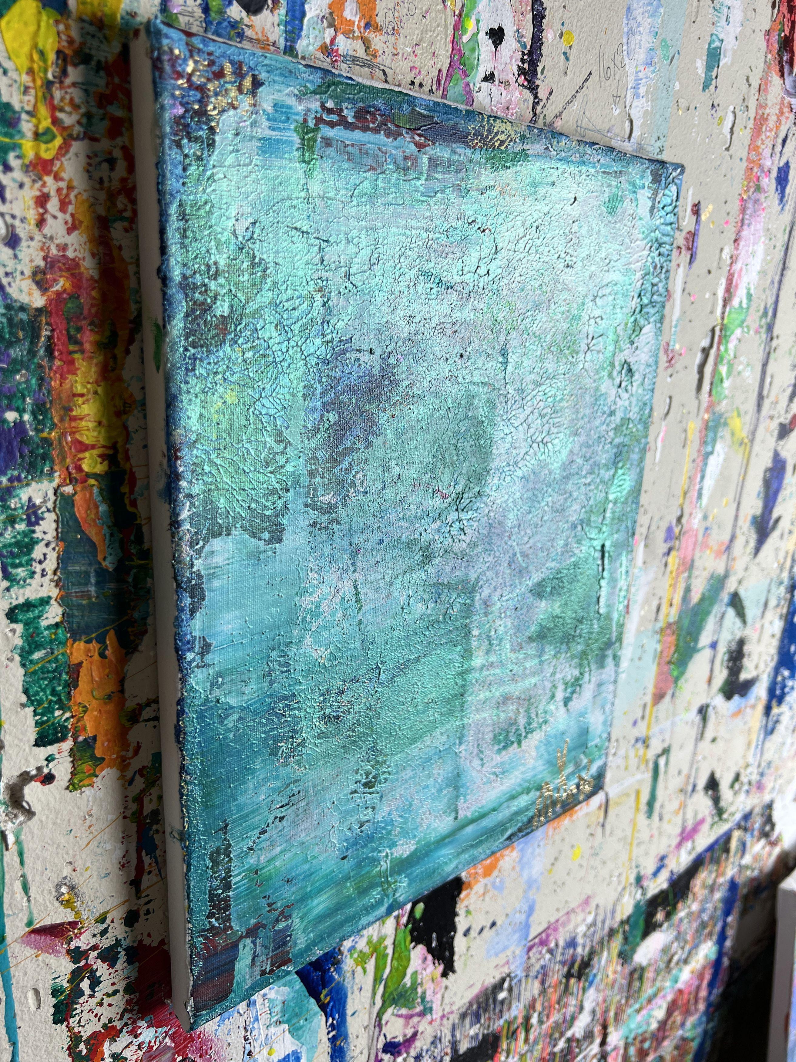 Green Everywhere (Caribbean dream), Painting, Acrylic on Canvas For Sale 1