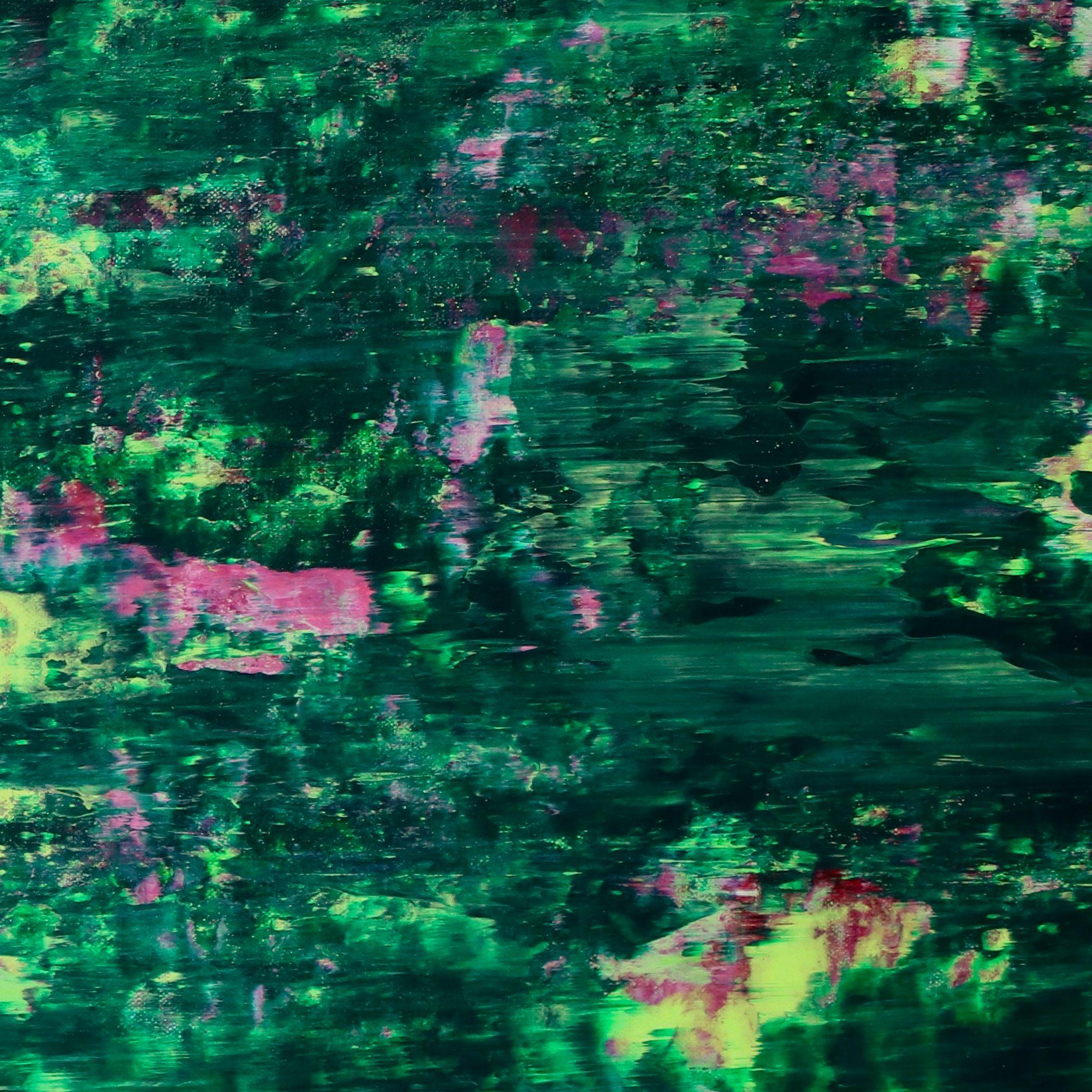 Green forest frenzy, Painting, Acrylic on Canvas 1
