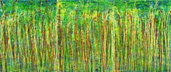 Greenery sequence (Green forest), Painting, Acrylic on Canvas