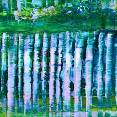 Greenery takeover 1, Painting, Acrylic on Canvas