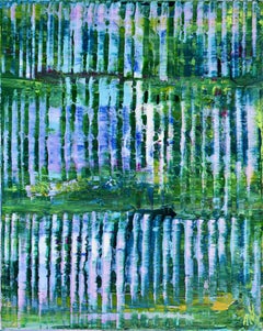 Greenery takeover 1, Painting, Acrylic on Canvas