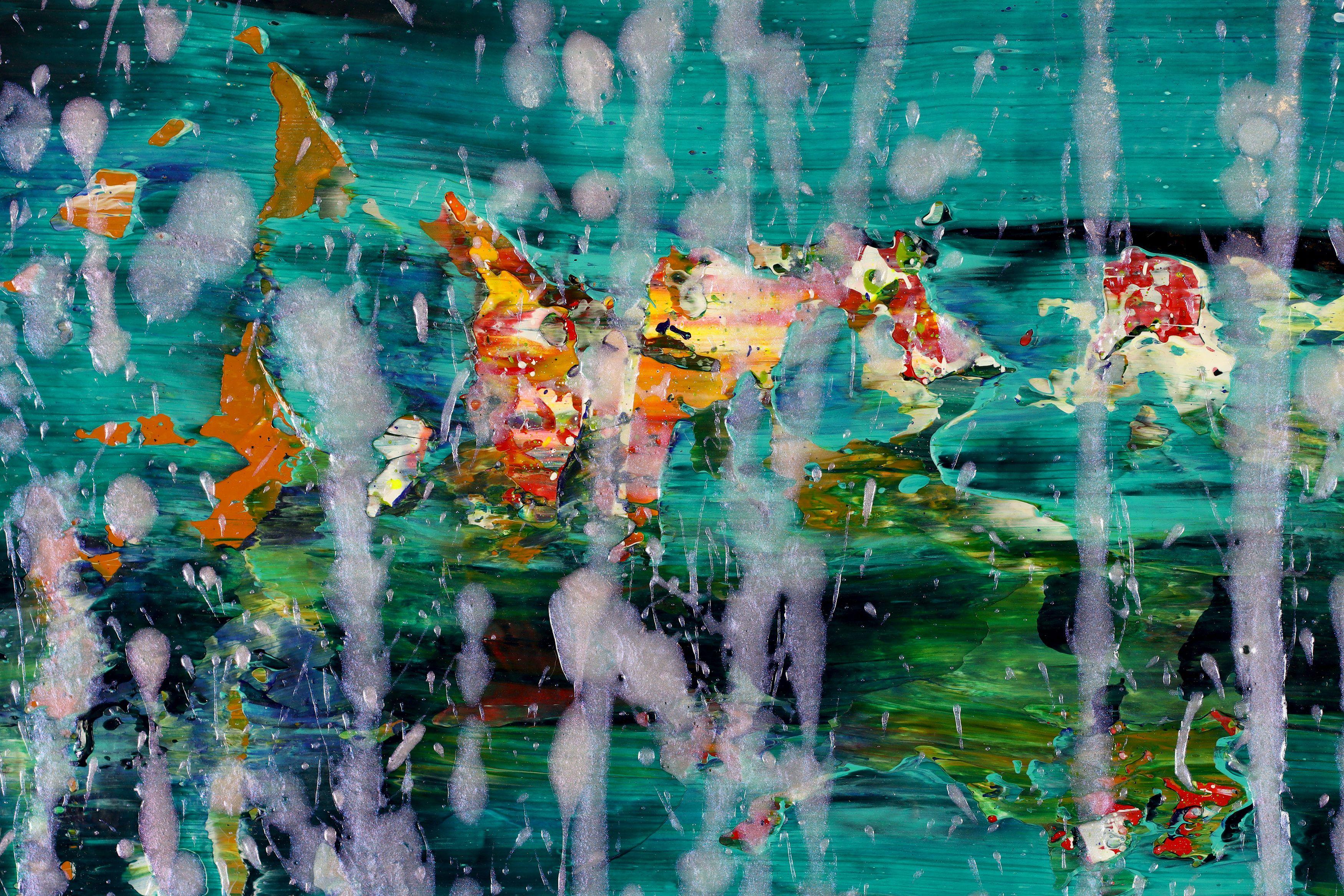 High frequency garden 2, Painting, Acrylic on Canvas For Sale 2