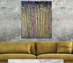 High frequency garden 3, Painting, Acrylic on Canvas