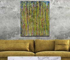 Garten mit hoher Frequenz 4, Gemälde, Acryl auf Leinwand
