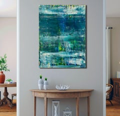 Aquarell-Wasserfluss, Gemälde, Acryl auf Leinwand