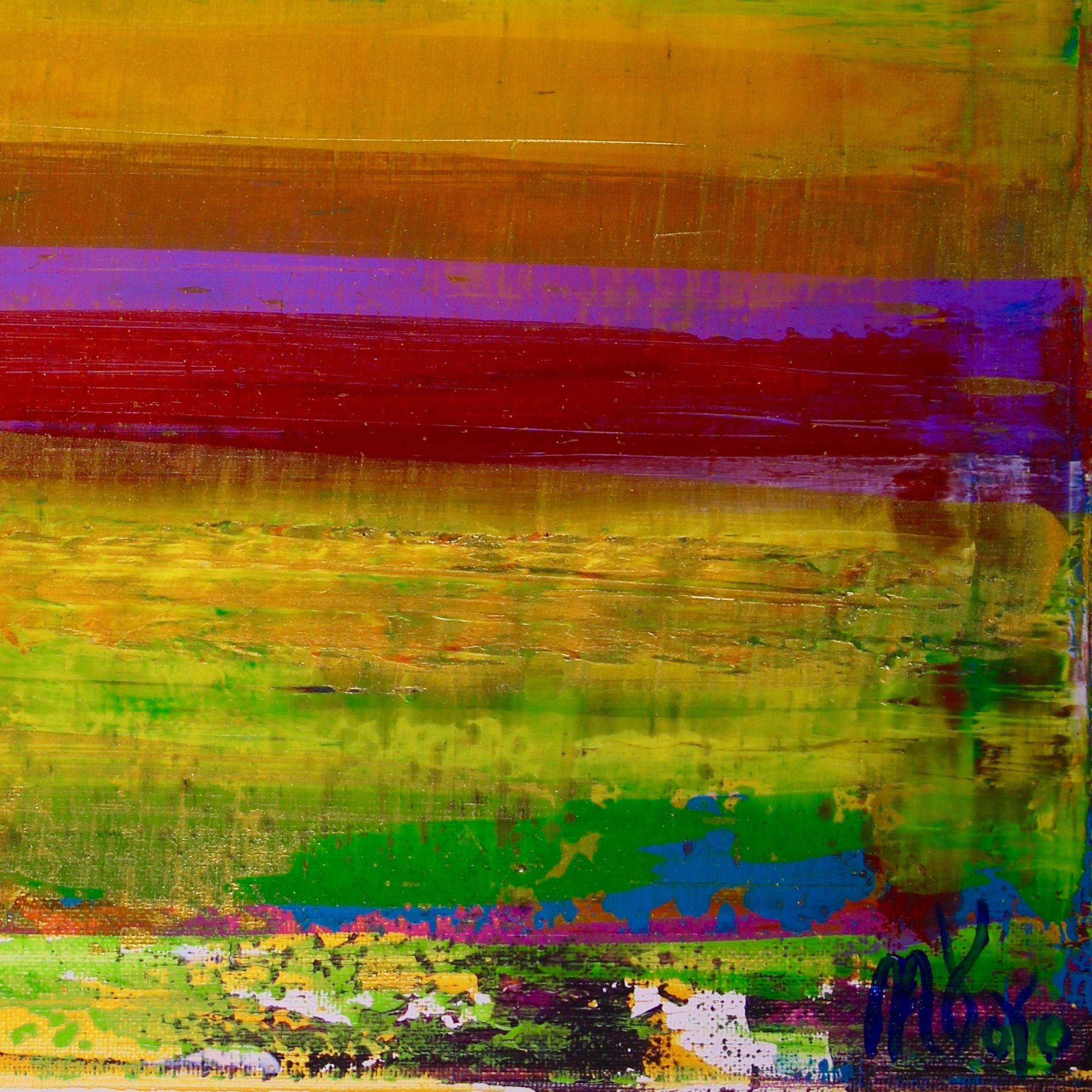 Illusione Spectra 2, Pittura, Acrilico su tela - Painting Astratto di Nestor Toro