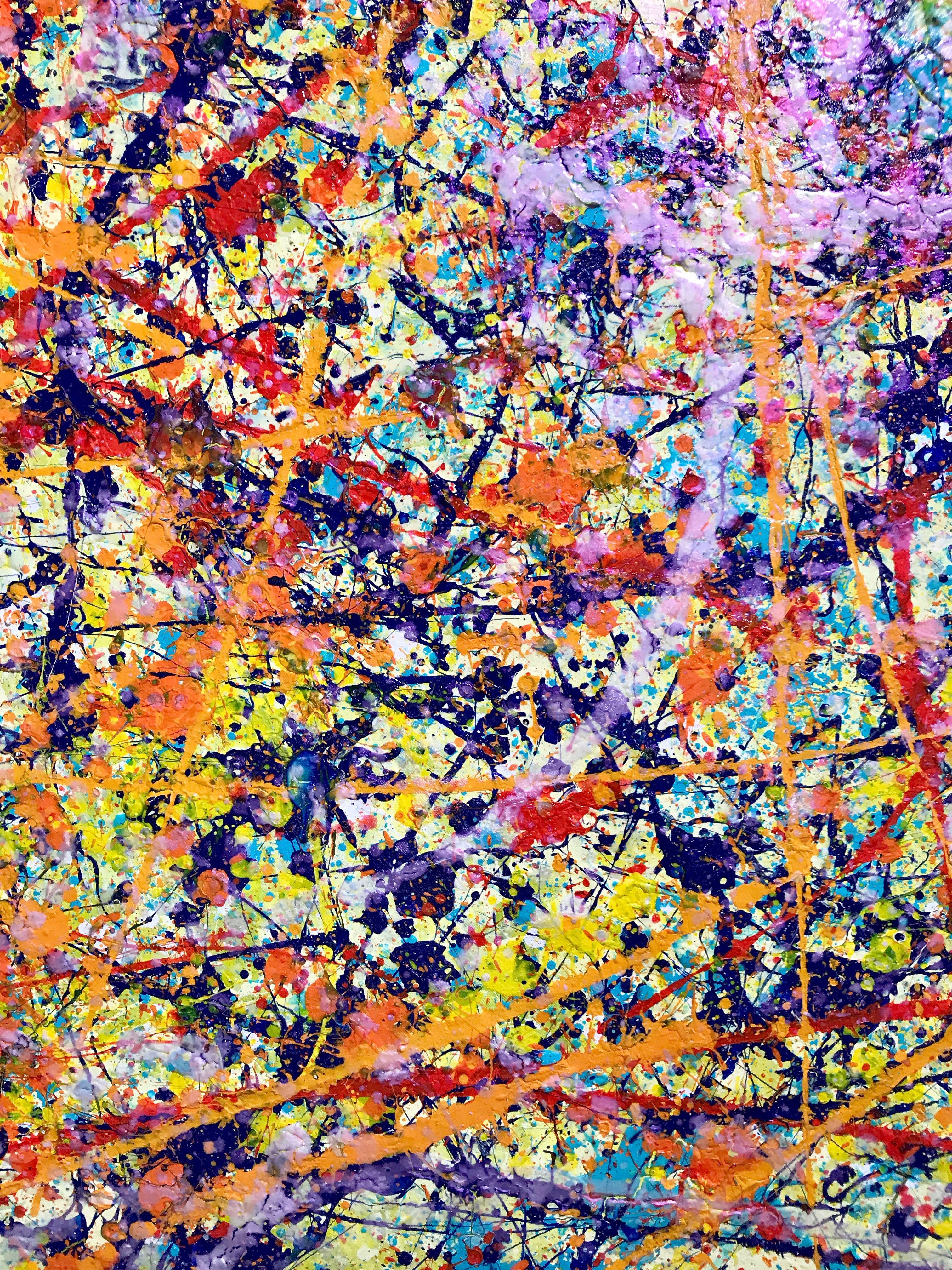 In una realtà senza paura, Pittura, Acrilico su tela - Painting Astratto di Nestor Toro