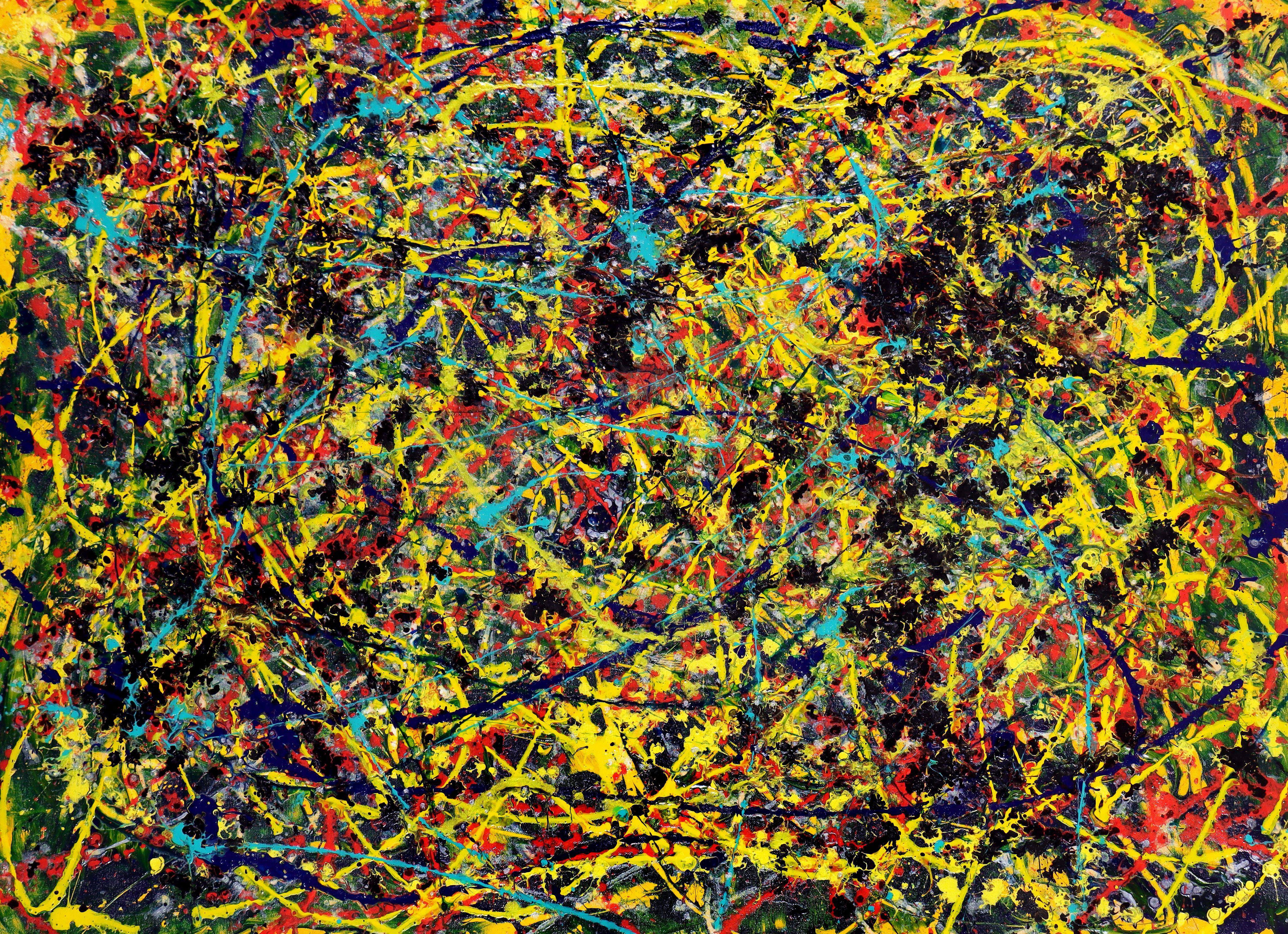 In costante movimento (City life) 3, Pittura, Acrilico su tela - Painting Astratto di Nestor Toro