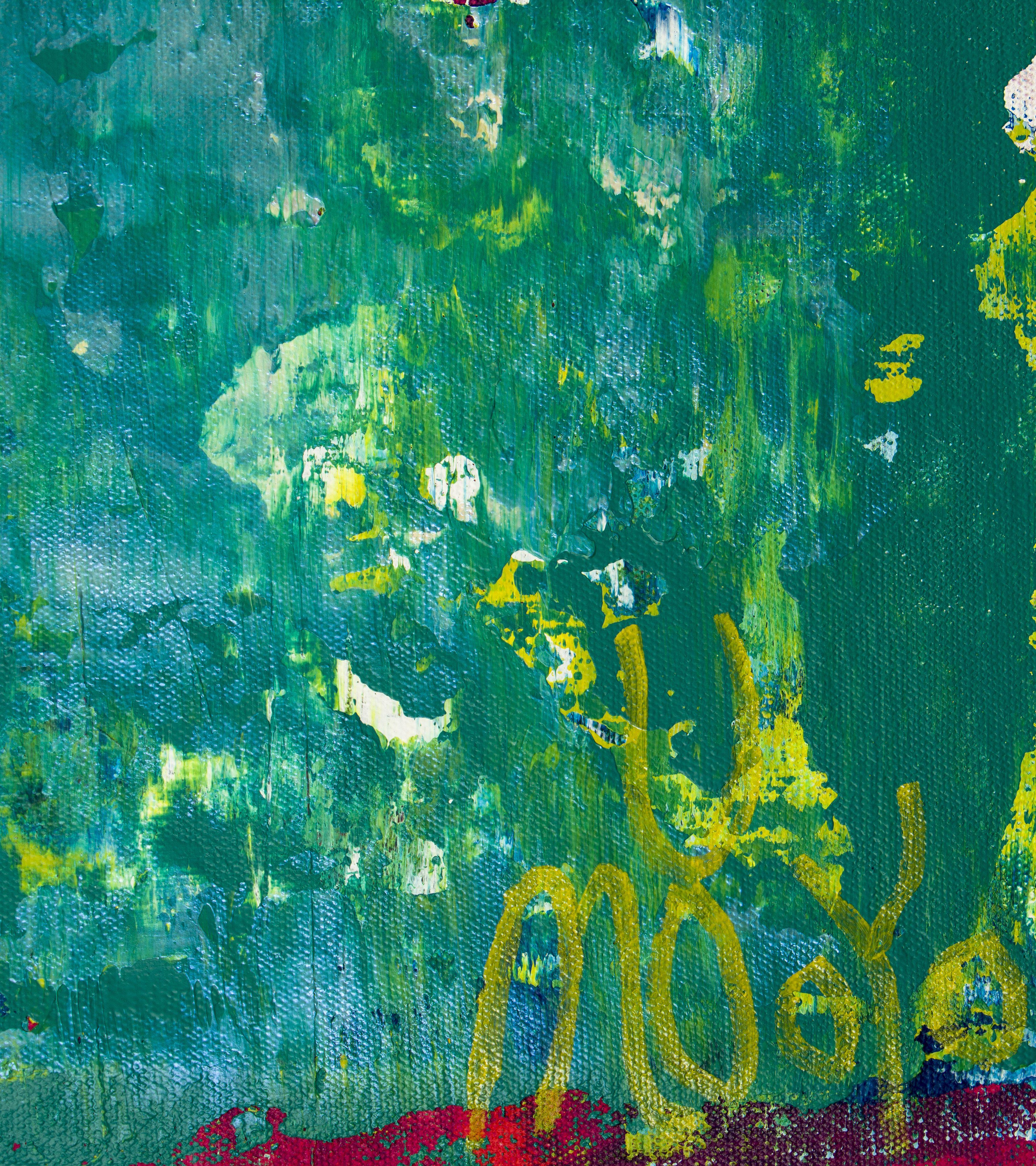 All'inizio della primavera (Uno sguardo da vicino), Pittura, Acrilico su tela - Painting Espressionismo astratto di Nestor Toro